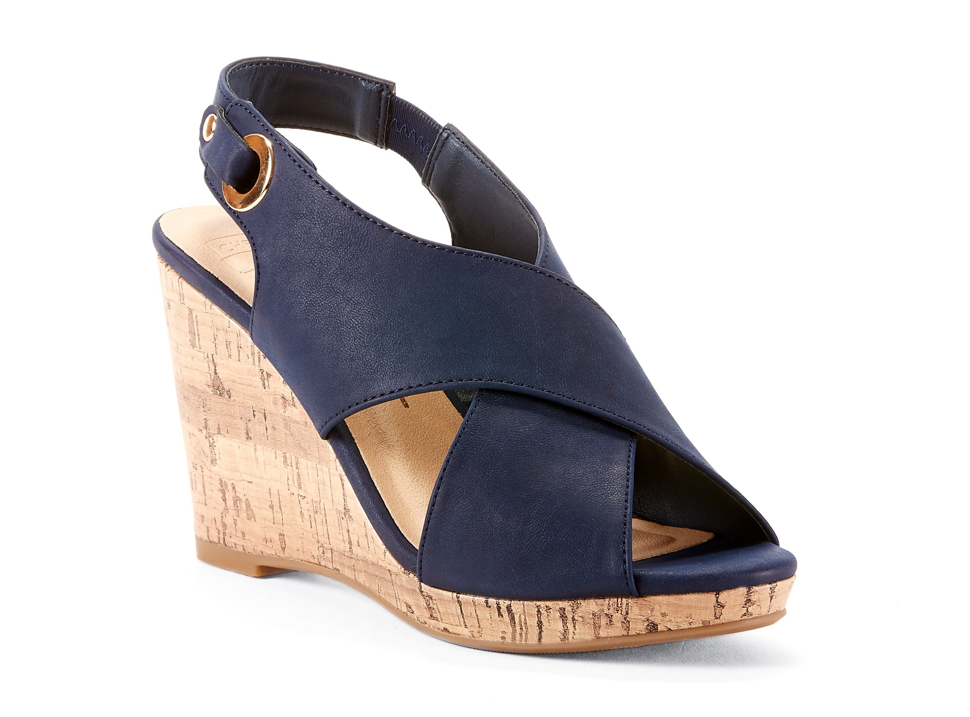 Yellow Shoes | Womens-Sandals-Dress-High Wedge/Ankle strap | Vittoria | 
