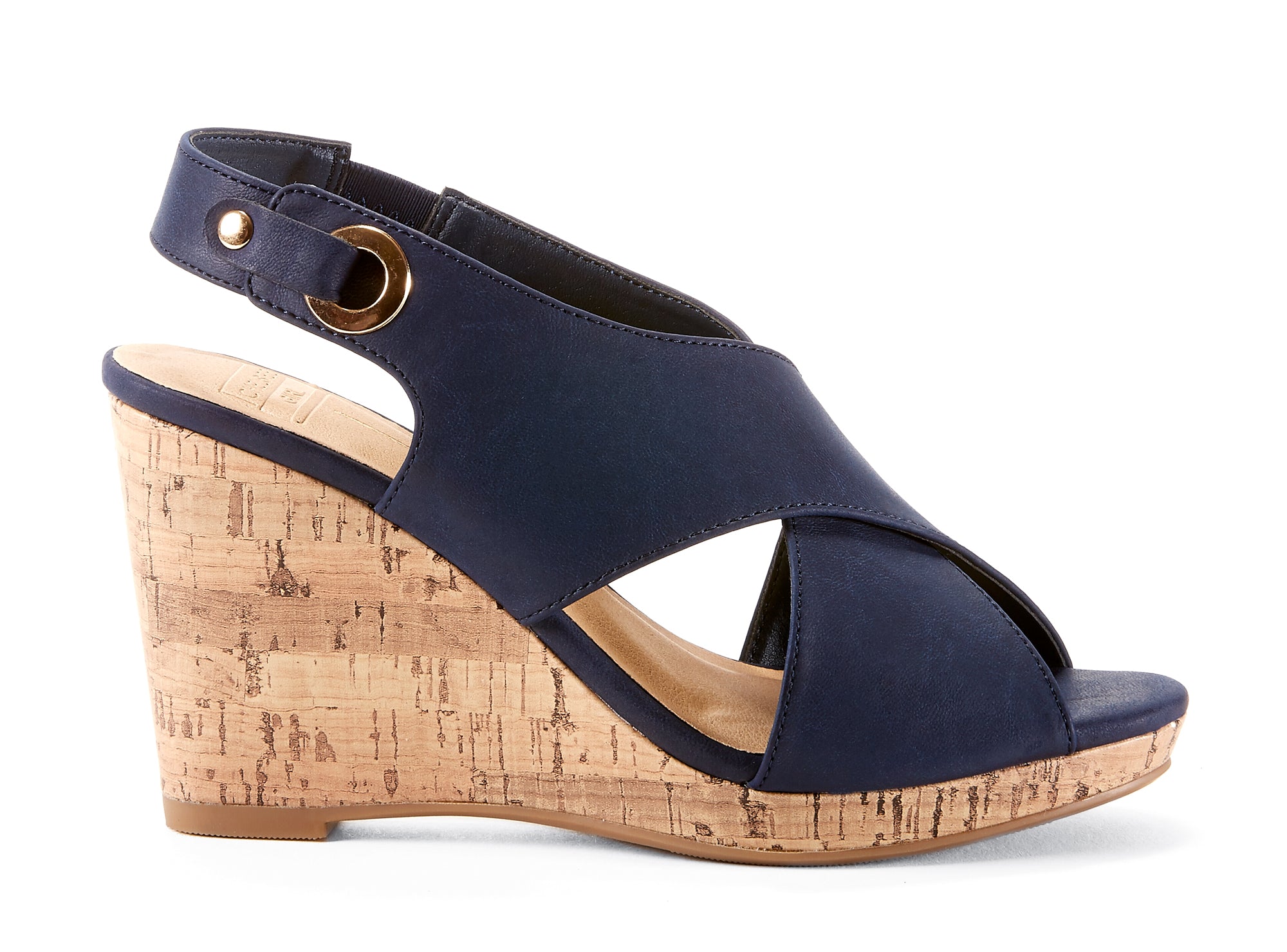 Yellow Shoes | Womens-Sandals-Dress-High Wedge/Ankle strap | Vittoria | 