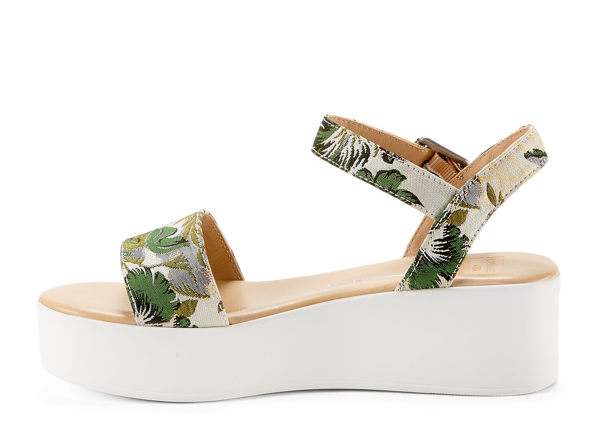Yellow Shoes | Womens-Sandals-Casual-Med Wedge/Ankle strap | Elevate T | 