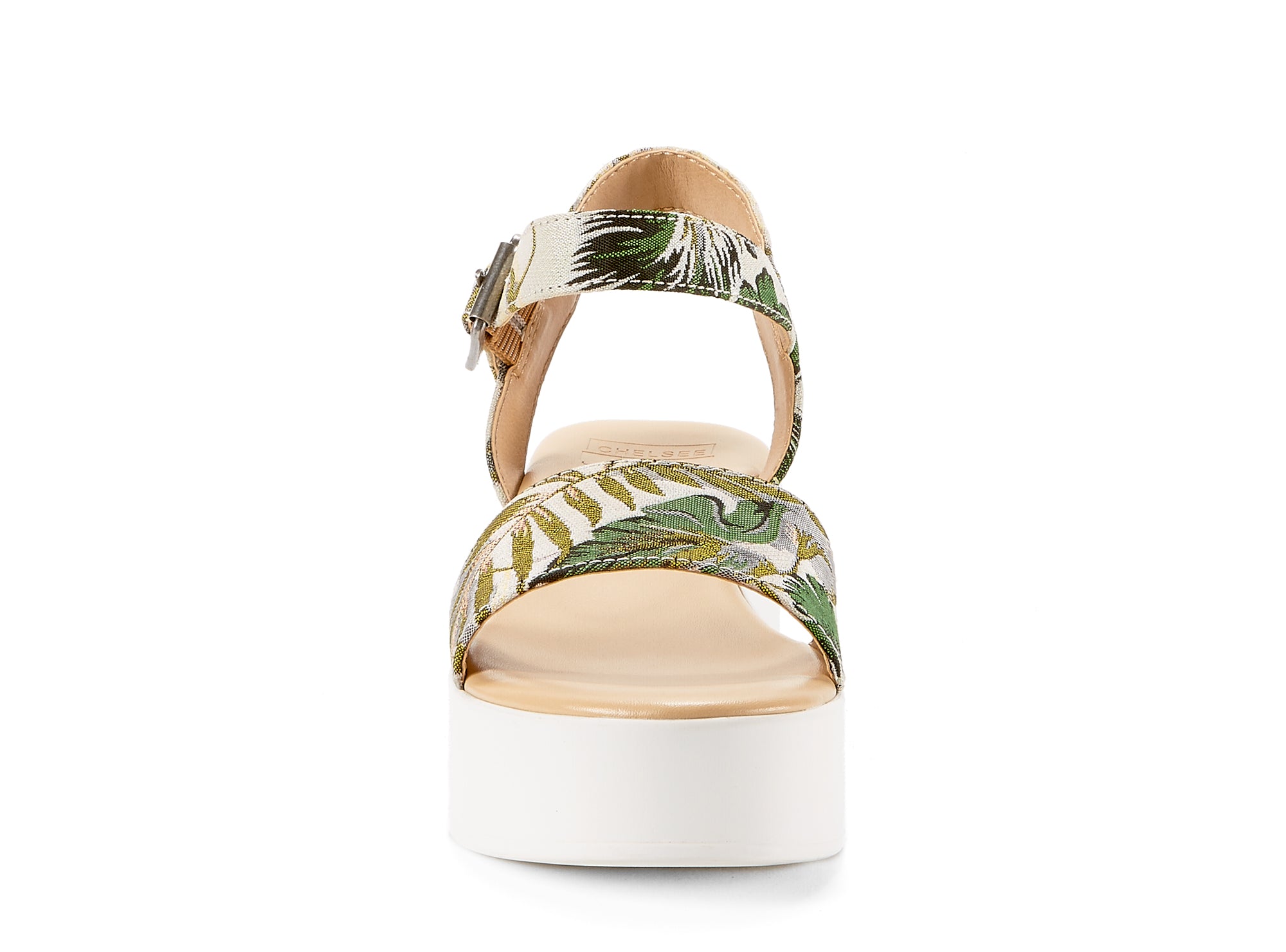 Yellow Shoes | Womens-Sandals-Casual-Med Wedge/Ankle strap | Elevate T | 