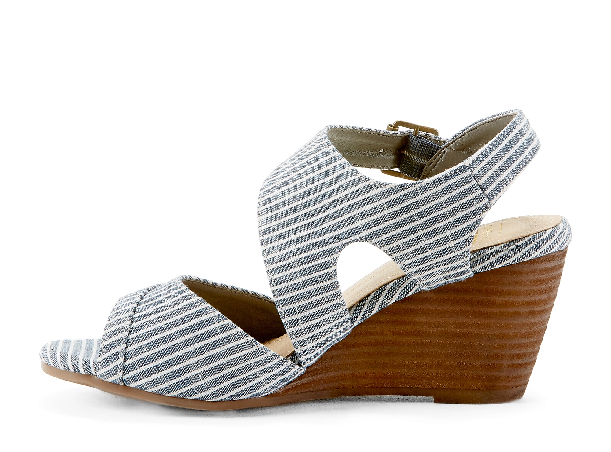 Yellow Shoes | Womens-Sandals-Dress-Med Wedge/Ankle strap | Moonlight | 