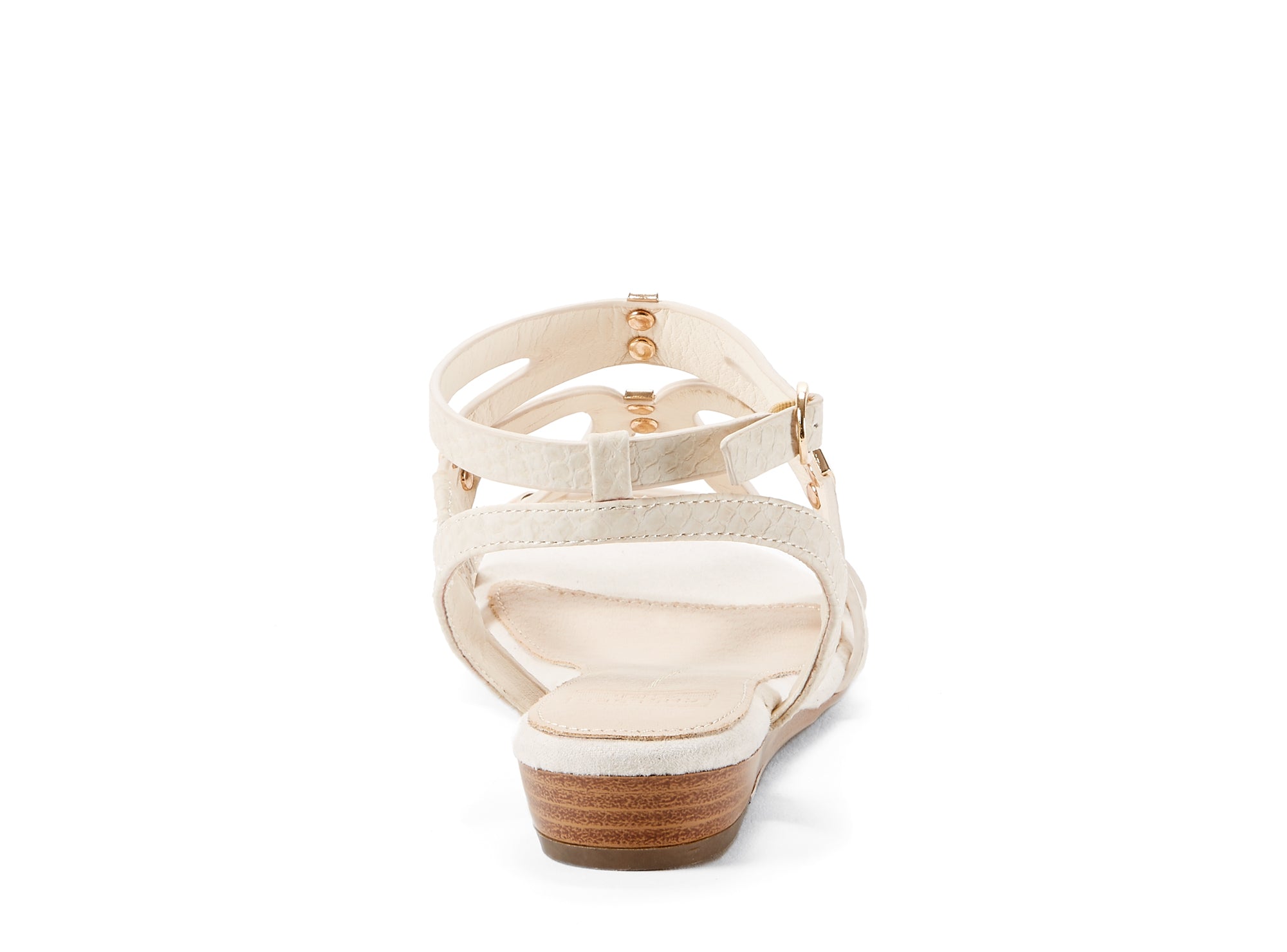 Yellow Shoes | Womens-Sandals-Casual-Low Wedge/Ankle strap | Haldi | 