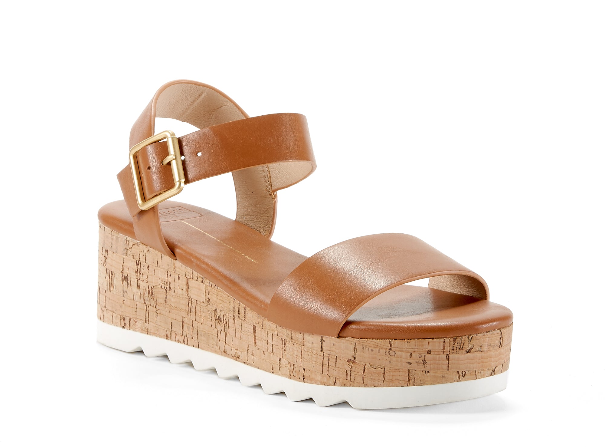 Yellow Shoes | Womens-Sandals-Casual-Med Wedge/Ankle strap | Wooly | 