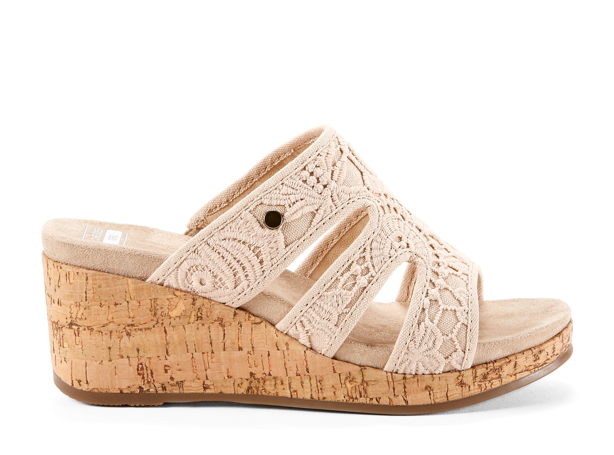 Yellow Shoes | Womens-Sandals-Casual-Med Wedge/Slide | Locanda | 