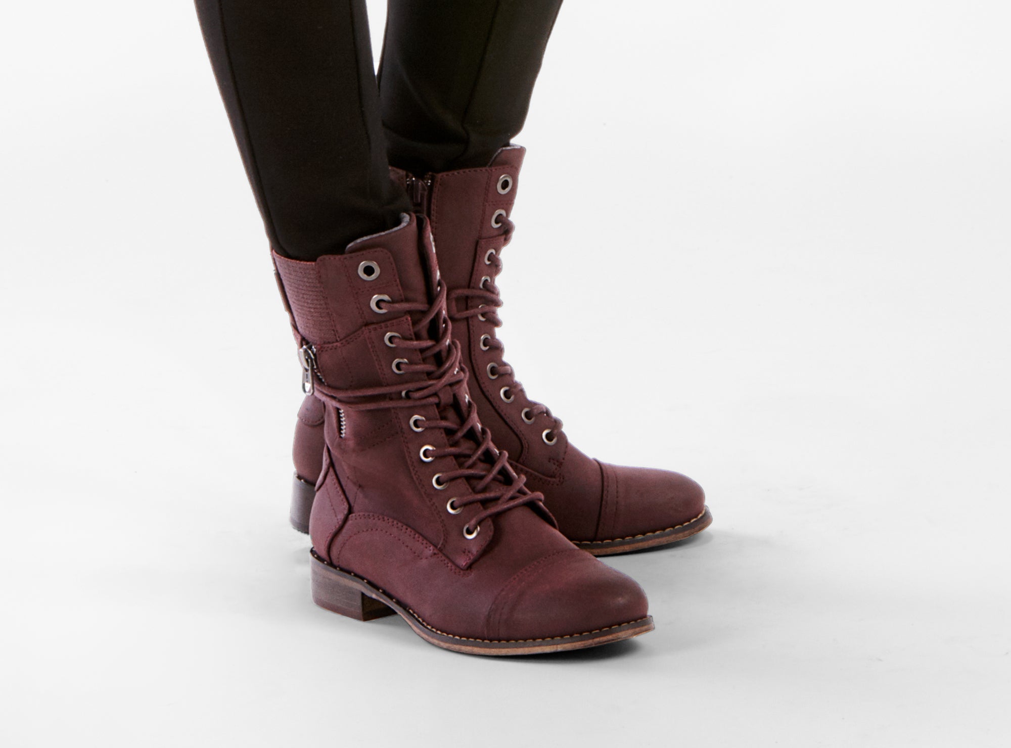 Yellow Shoes | Womens-Light Boots-Casual-Med Shaft & Low Heel | Revolutionn | 