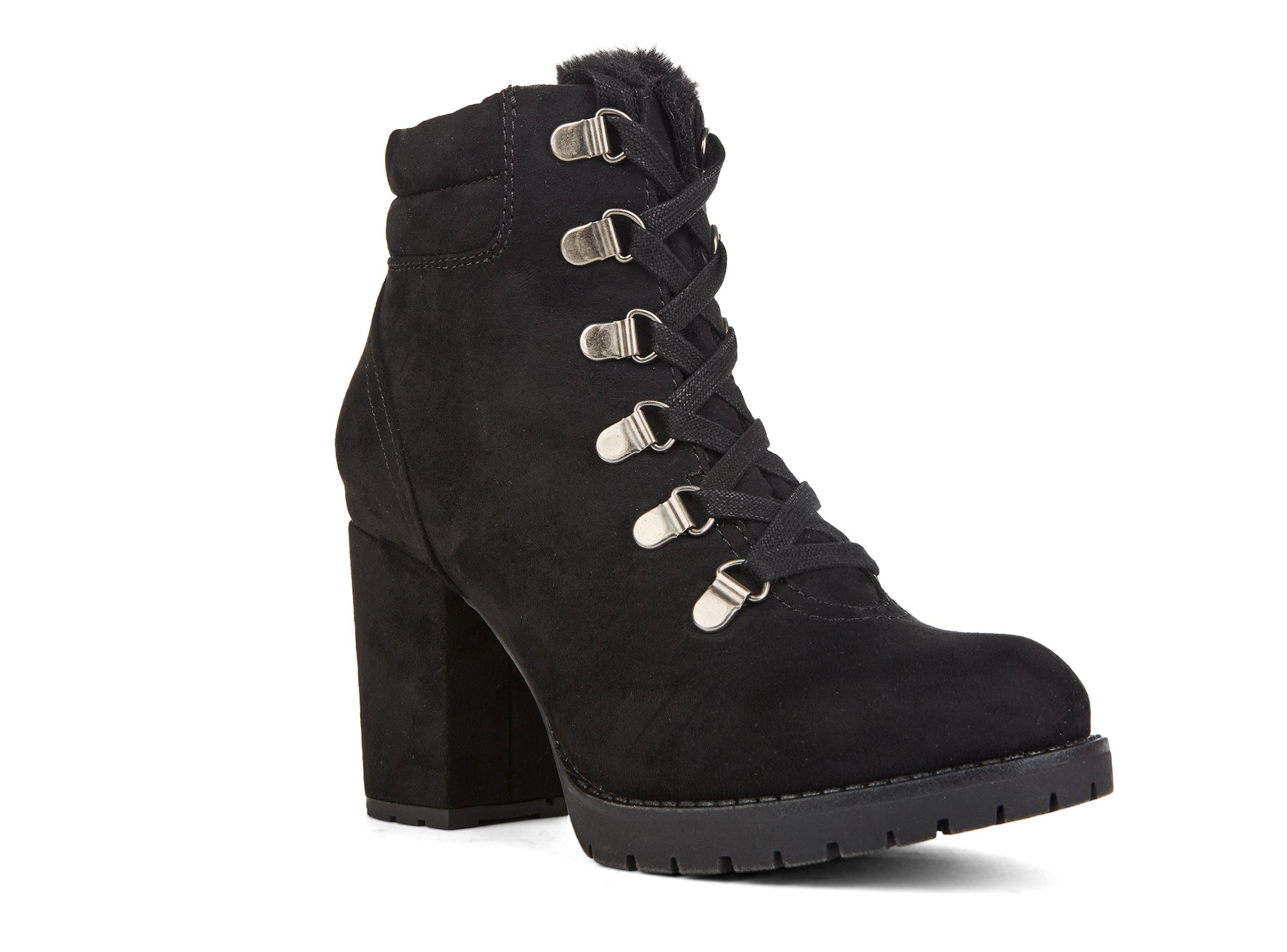 Yellow Shoes | Womens-Winter Boots-Casual-Low Shaft & Med Heel | Backwards | 