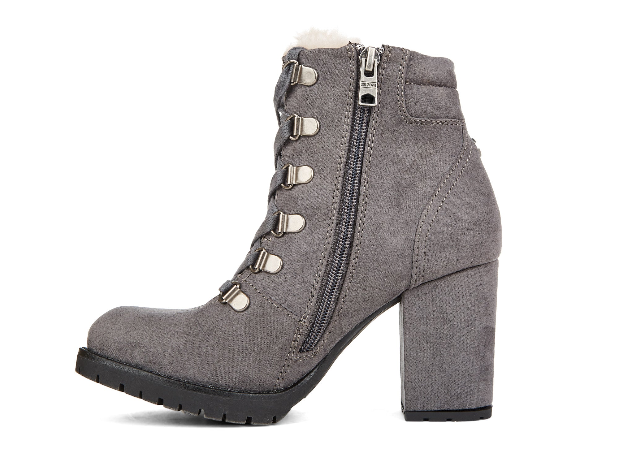 Yellow Shoes | Womens-Winter Boots-Casual-Low Shaft & Med Heel | Backwards | 