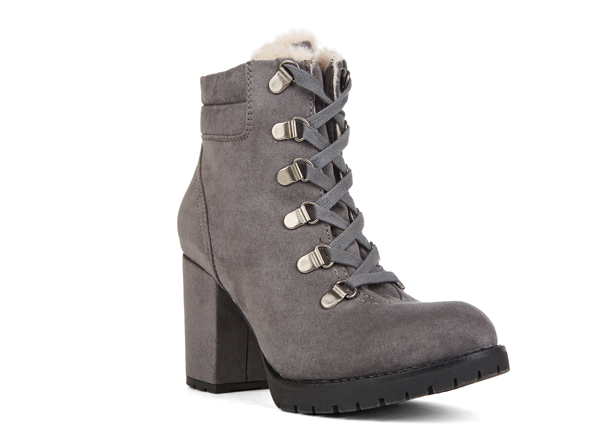 Yellow Shoes | Womens-Winter Boots-Casual-Low Shaft & Med Heel | Backwards | 
