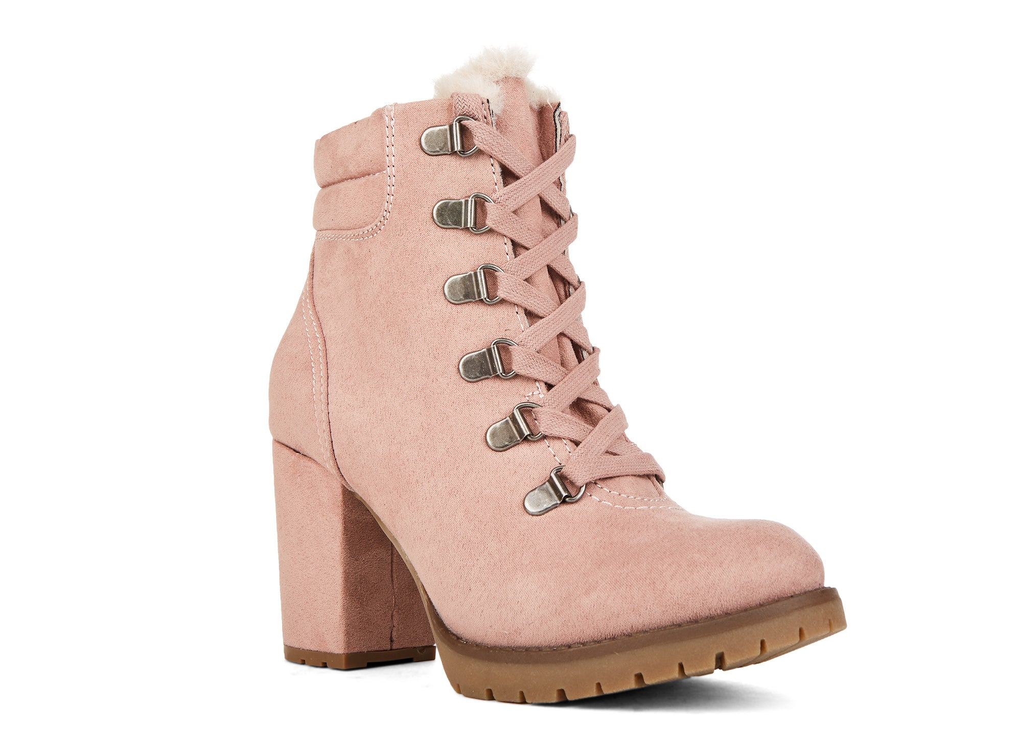 Yellow Shoes | Womens-Winter Boots-Casual-Low Shaft & Med Heel | Backwards | 