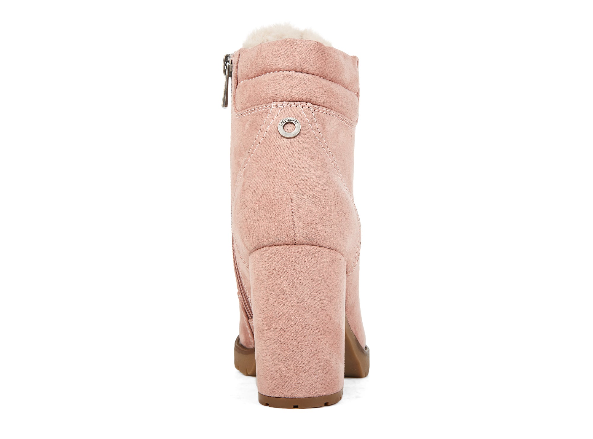 Yellow Shoes | Womens-Winter Boots-Casual-Low Shaft & Med Heel | Backwards | 