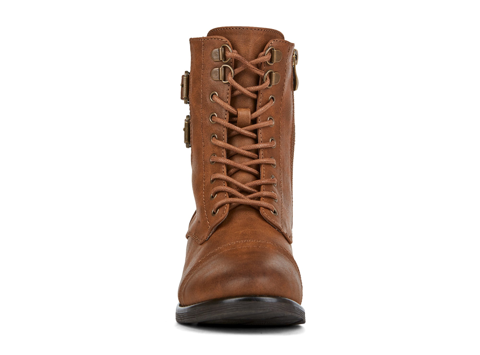 Yellow Shoes | Missy-Light Boots-Casual-Flat & Med. Shaft | Chestnut Jr | 