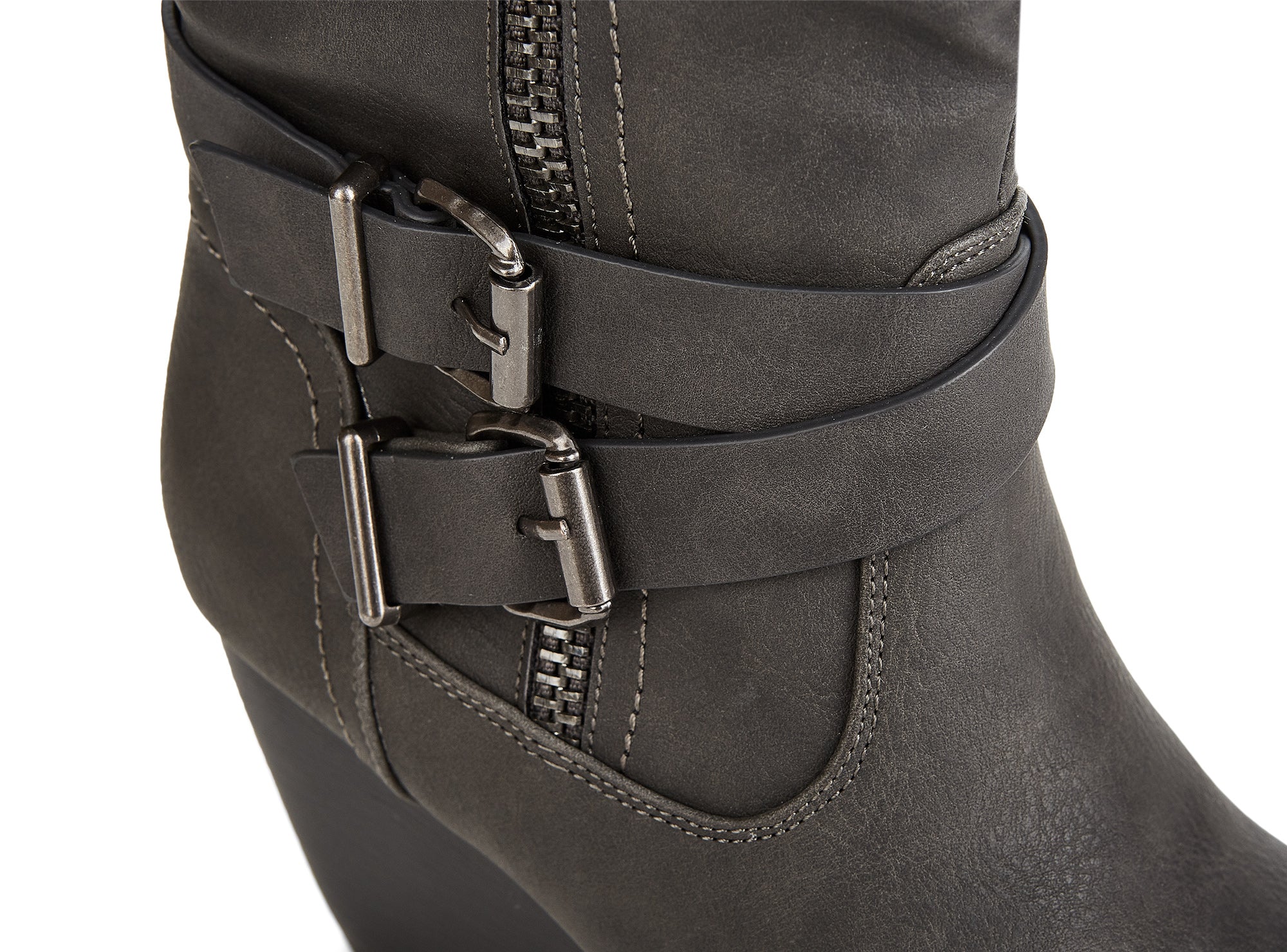 Yellow Shoes | Womens-Light Boots-Casual-High Shaft & Med Wedge | Devoted | 