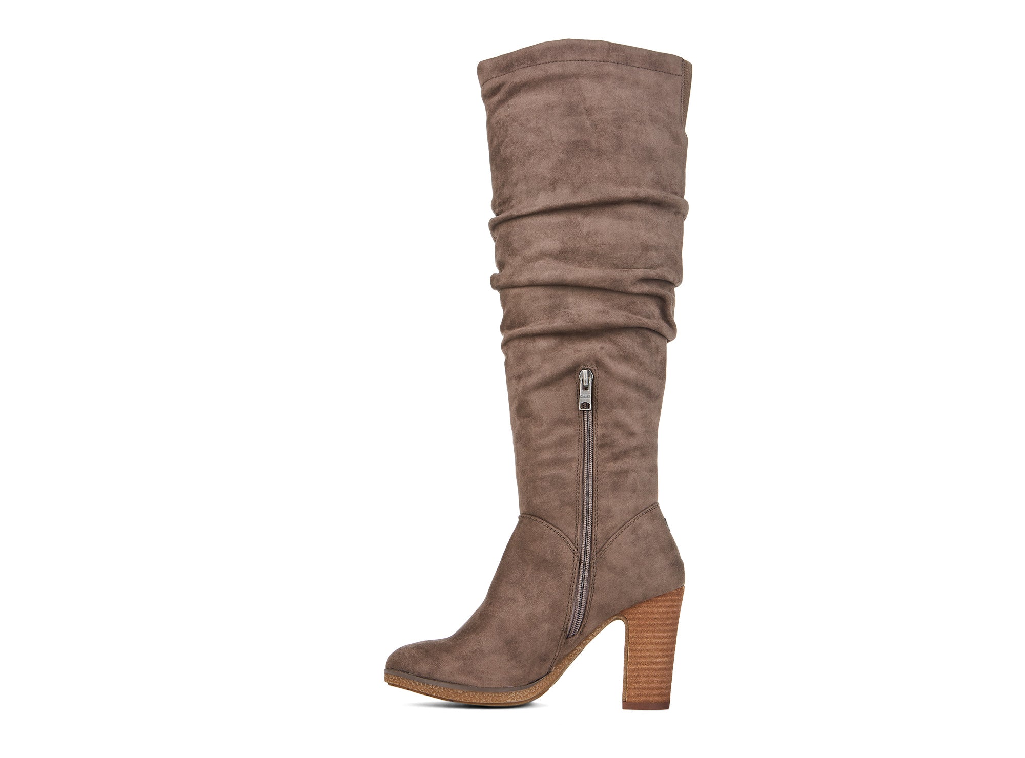 Yellow Shoes | Womens-Light Boots-Casual-High Shaft & Med Heel | Remasteredd | 