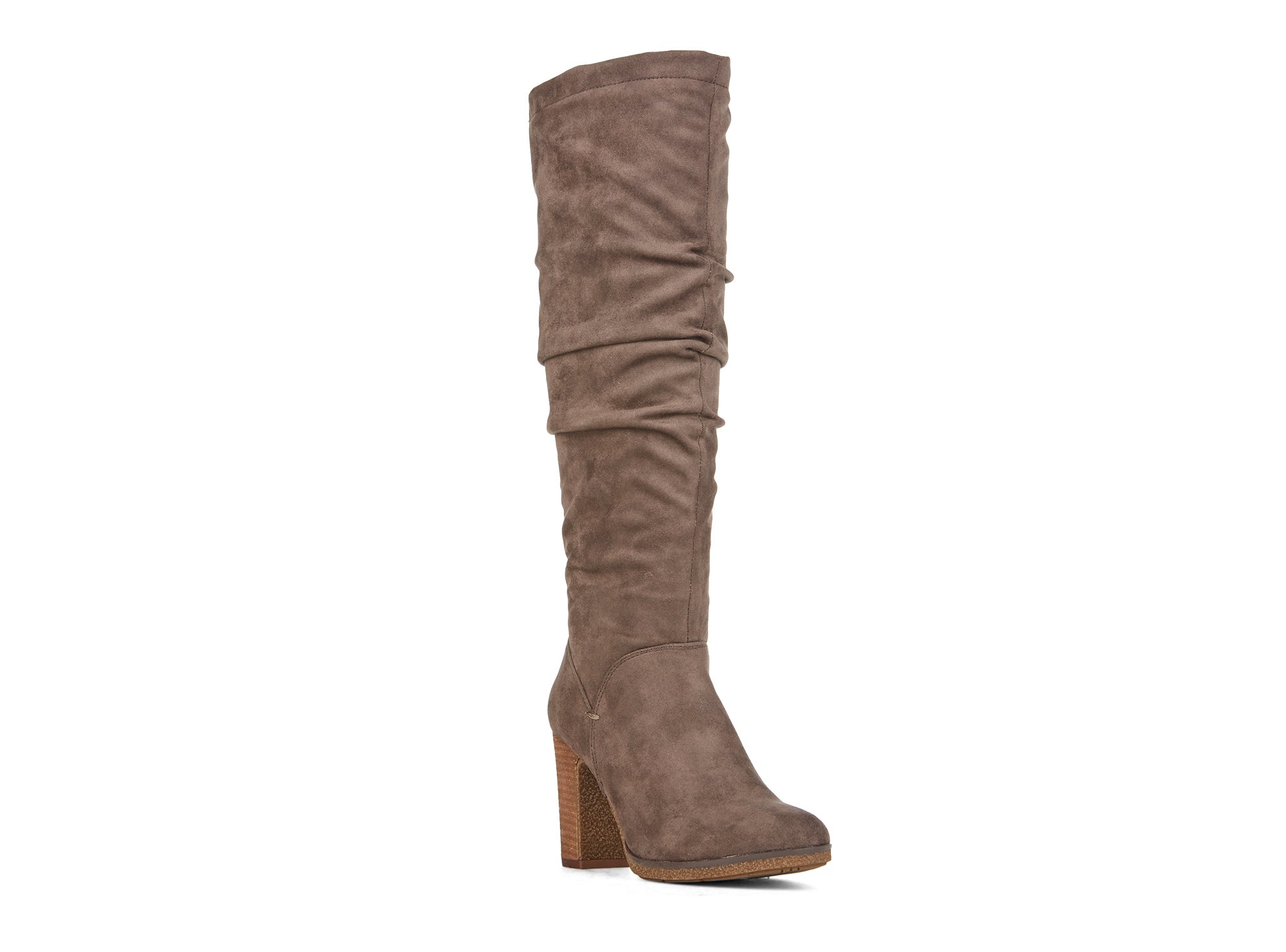 Yellow Shoes | Womens-Light Boots-Casual-High Shaft & Med Heel | Remasteredd | 