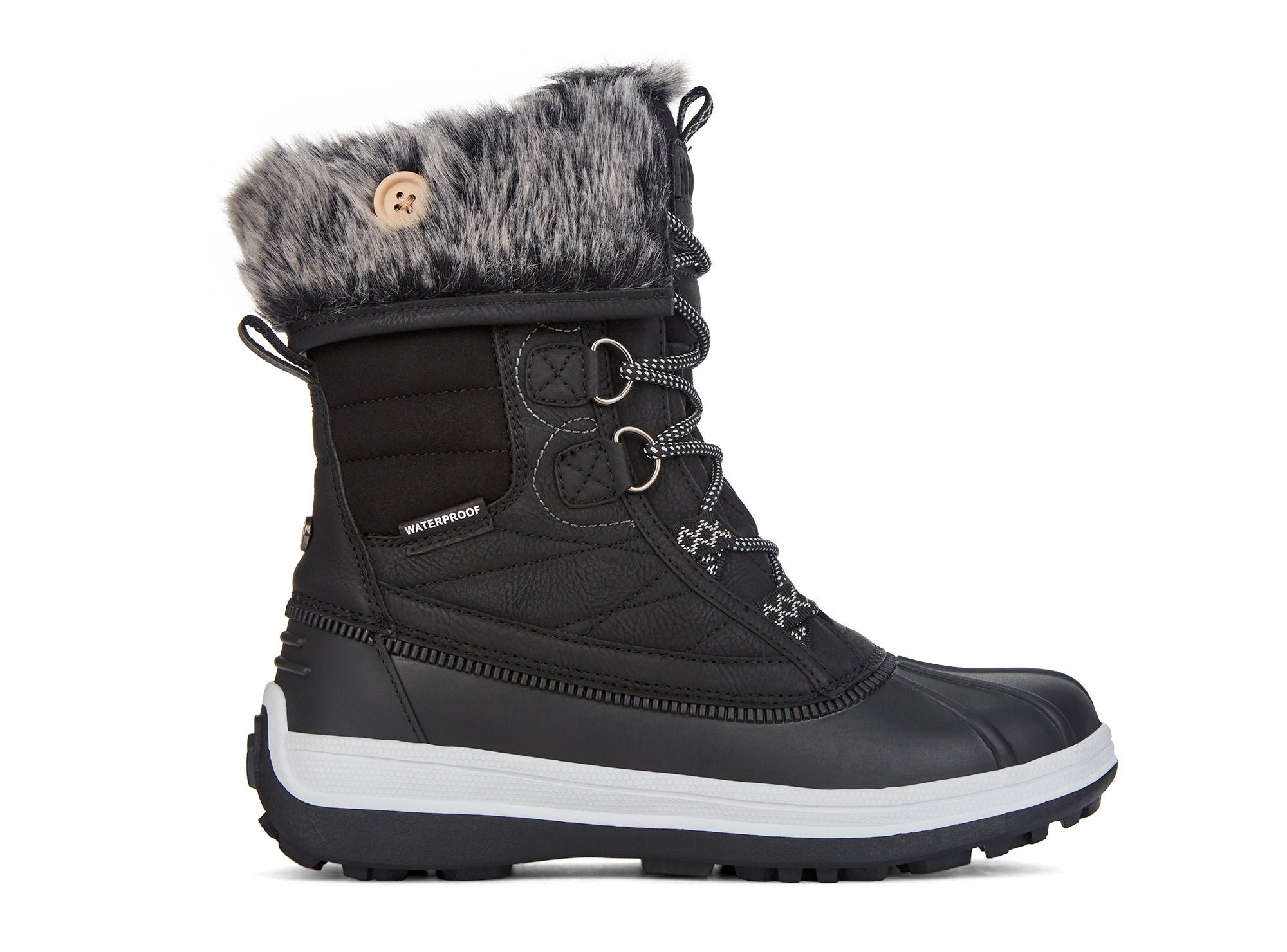 Yellow Shoes | Womens-Winter Boots-Athletic-High | Chalet Star Mid | 