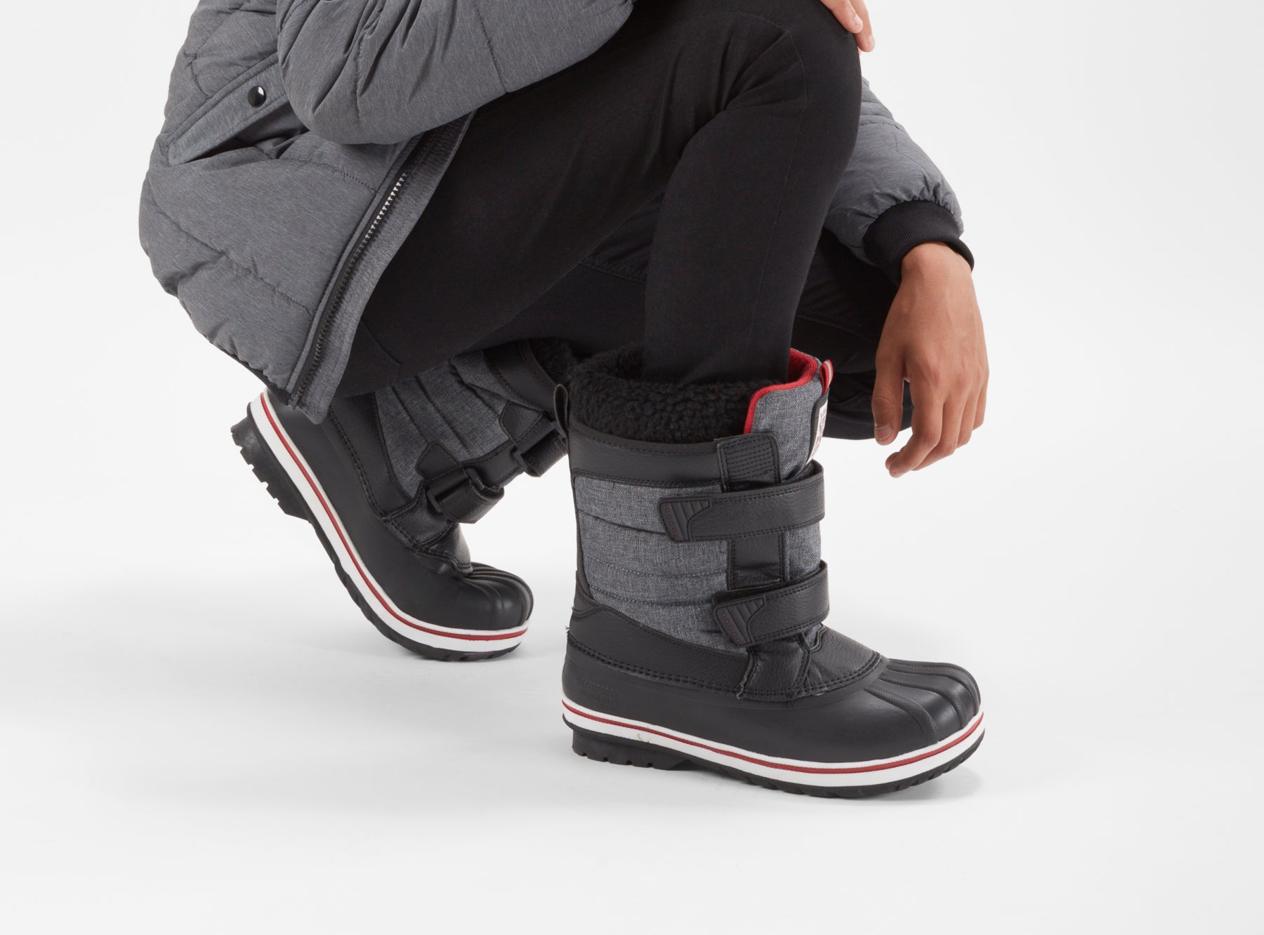 Yellow Shoes | Boys-Winter Boots-Snow Sports-Feltpack | Snowslider | 