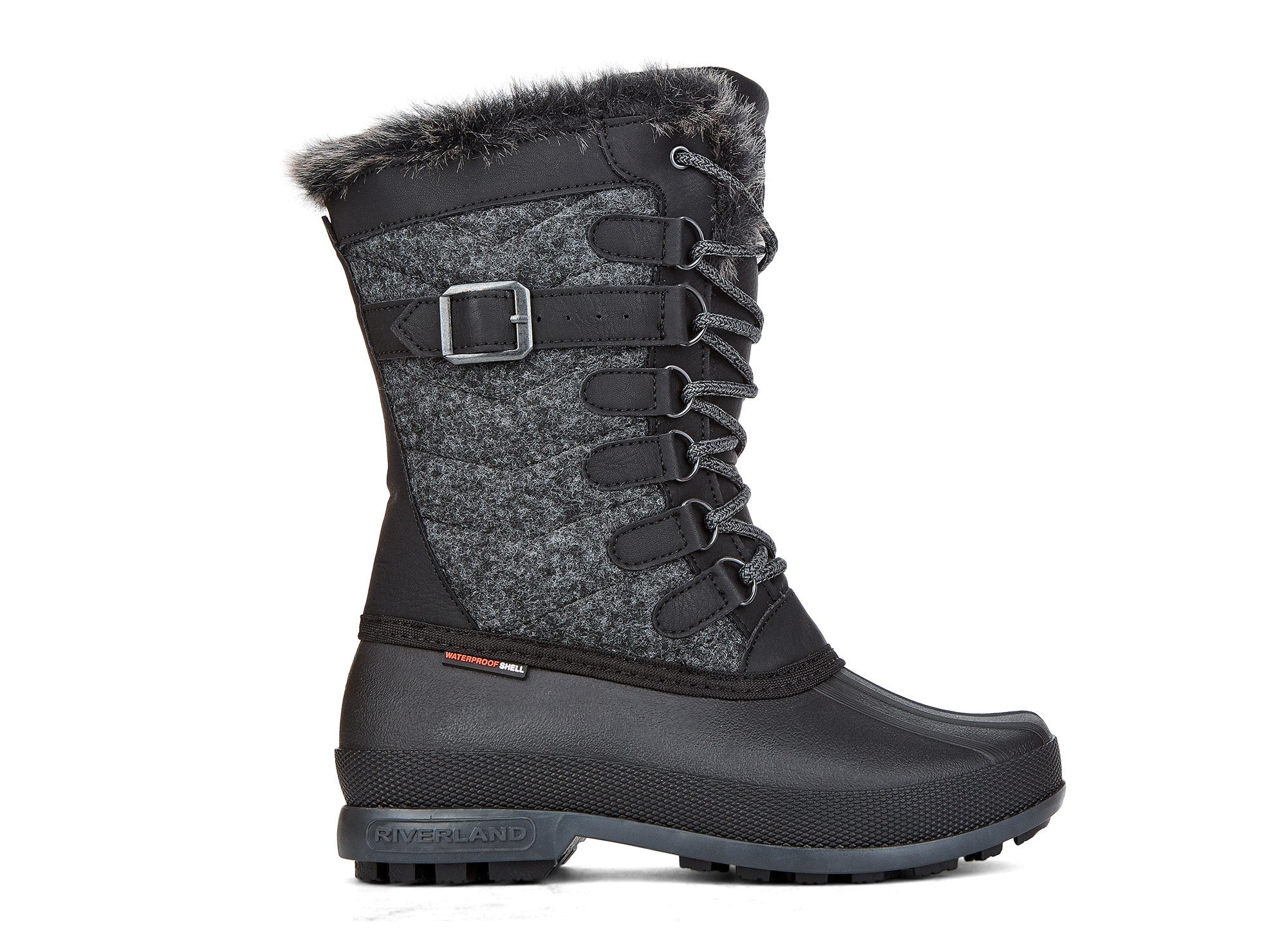 Yellow Shoes | Womens-Winter Boots-Snow Sports-Feltpack | Kelli | 