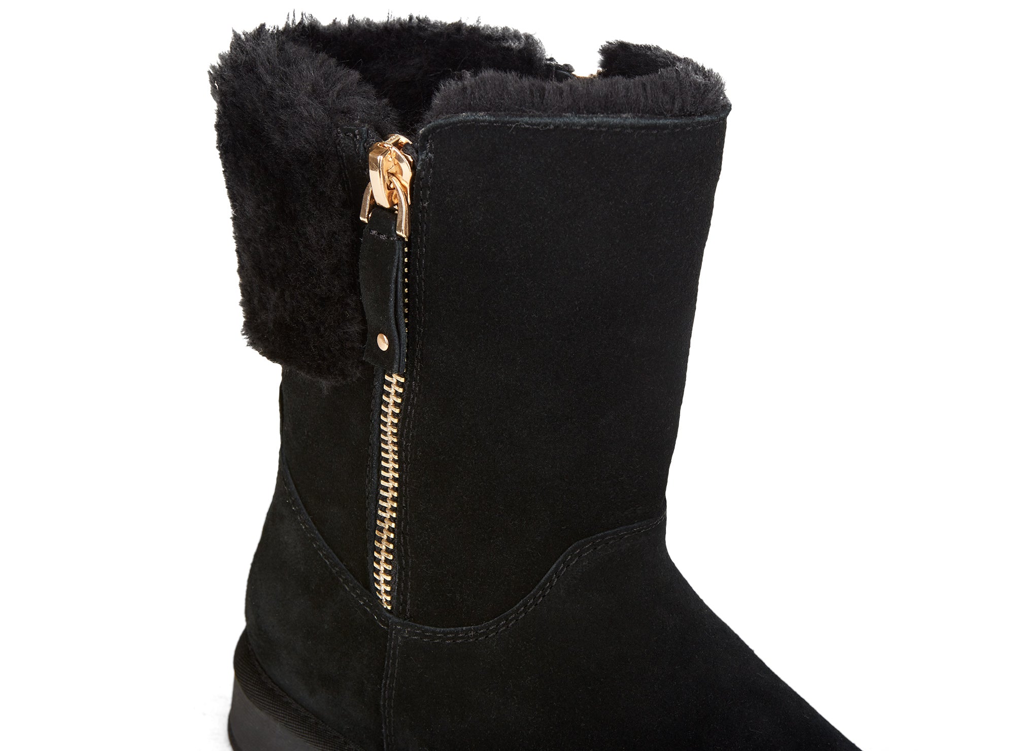 Yellow Shoes | Womens-Winter Boots-Casual-Med Shaft & Flat Heel | Diana | 