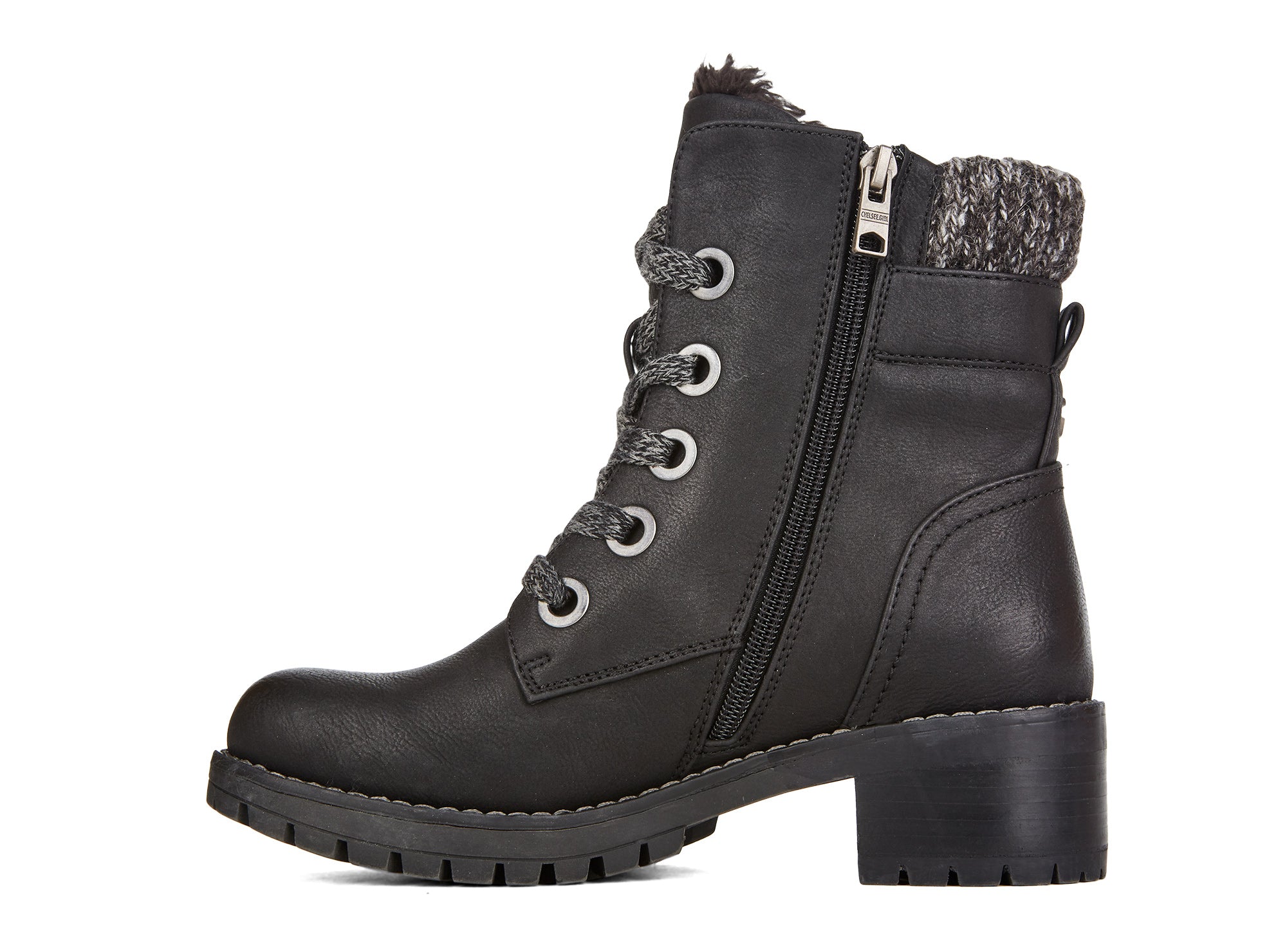 Yellow Shoes | Womens-Winter Boots-Casual-Low Shaft & Med Heel | Parc | 