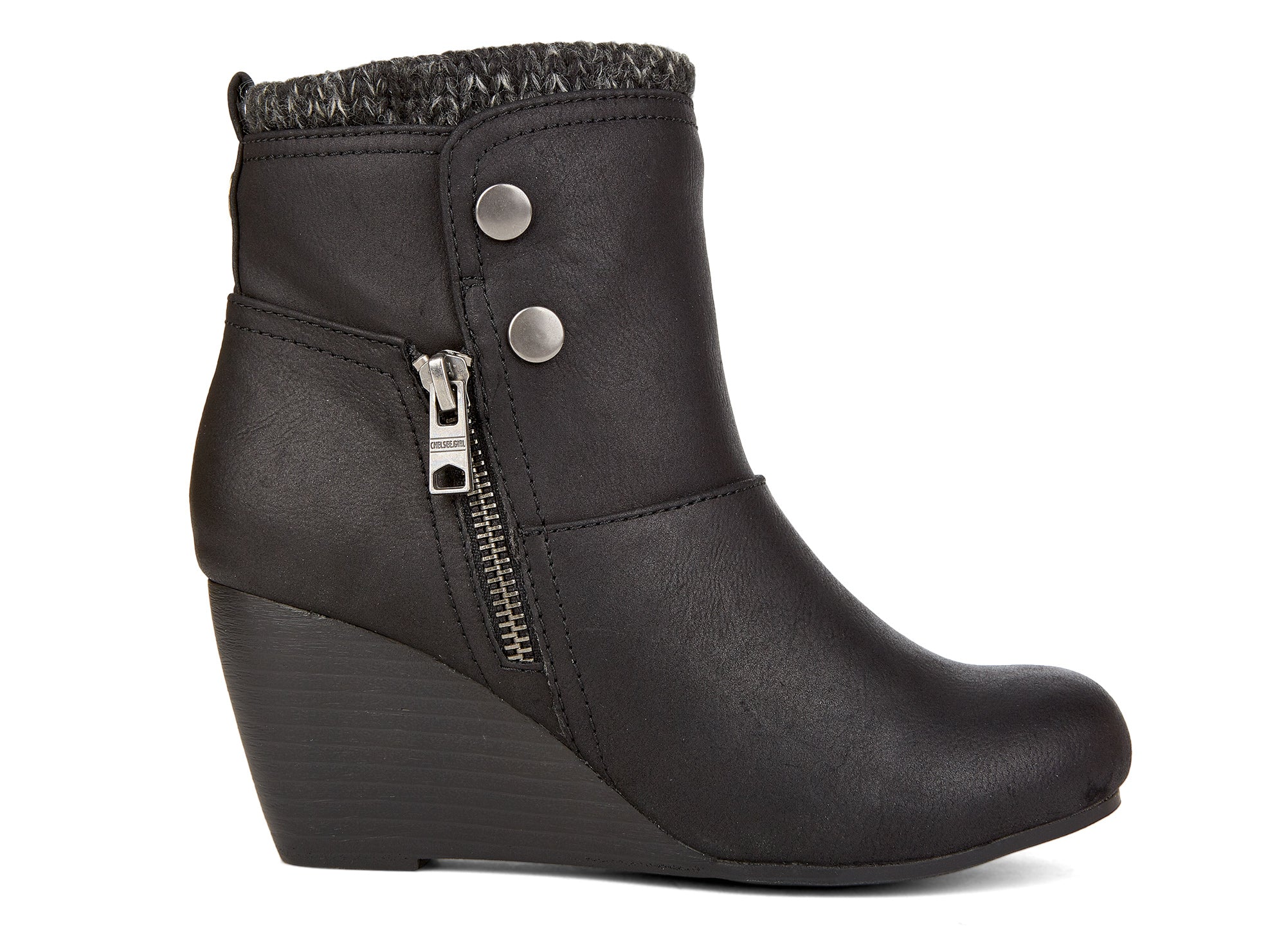 Yellow Shoes | Womens-Winter Boots-Casual-Low Shaft & Med Wedge | Willows | 