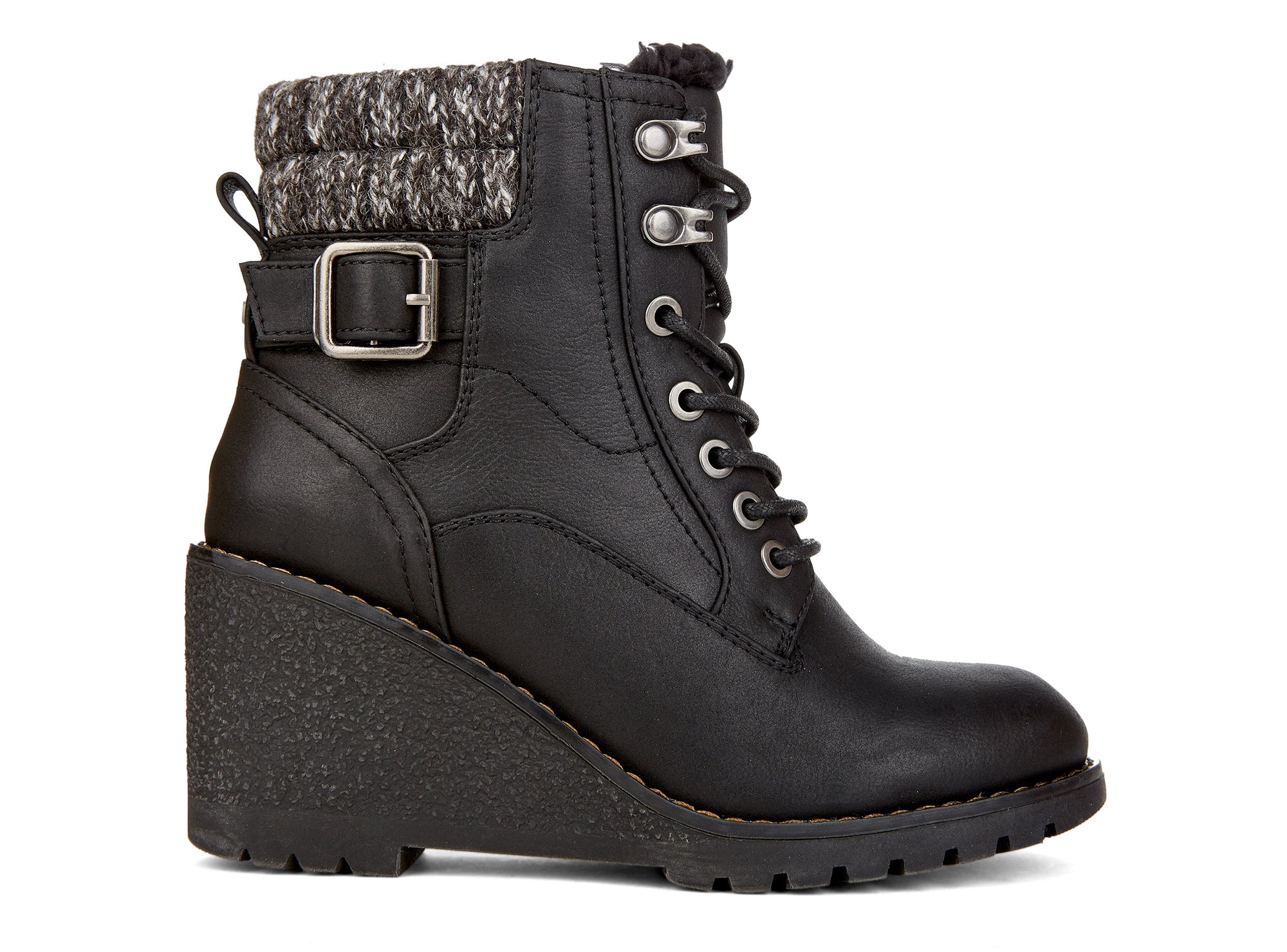 Yellow Shoes | Womens-Winter Boots-Casual-Low Shaft & Med Wedge | Interstate | 