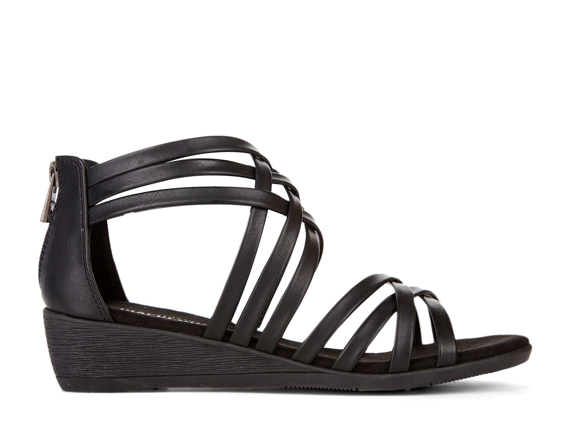 Yellow Shoes | Womens-Sandals-Comfort-Low Wedge/Gladiator | Fitwell | 