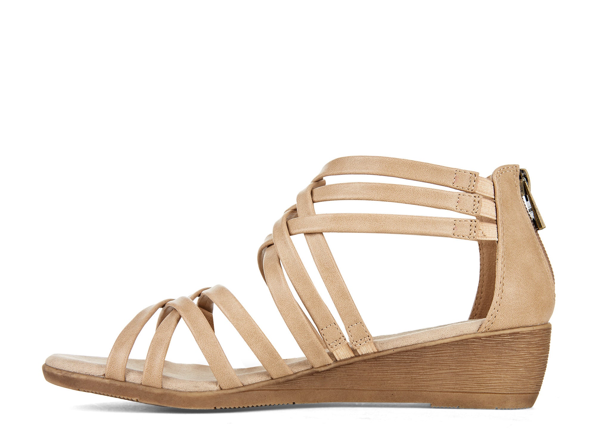 Yellow Shoes | Womens-Sandals-Comfort-Low Wedge/Gladiator | Fitwell | 