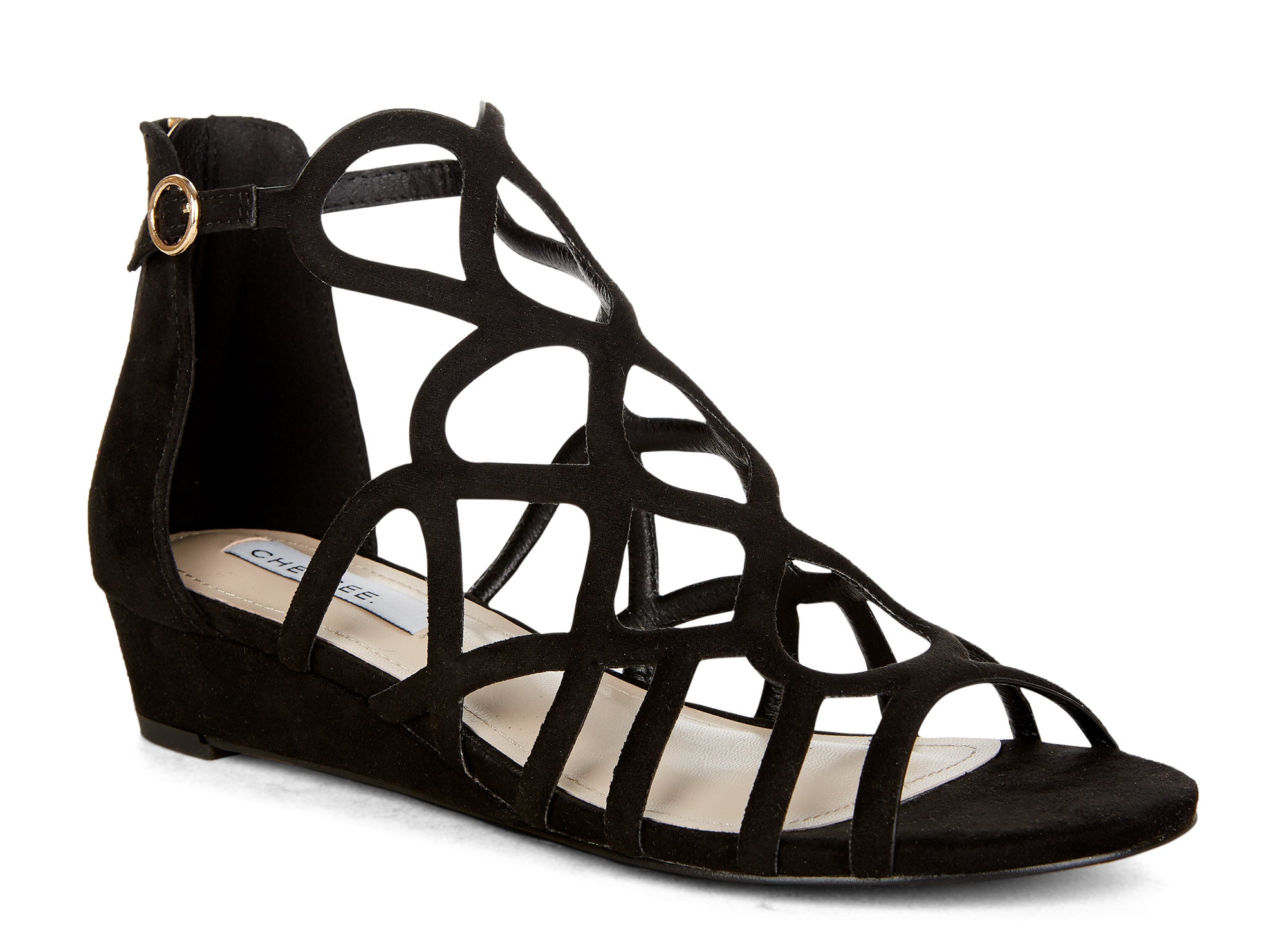 Yellow Shoes | Womens-Sandals-Casual-Low Wedge/Ankle strap | Addiction | 