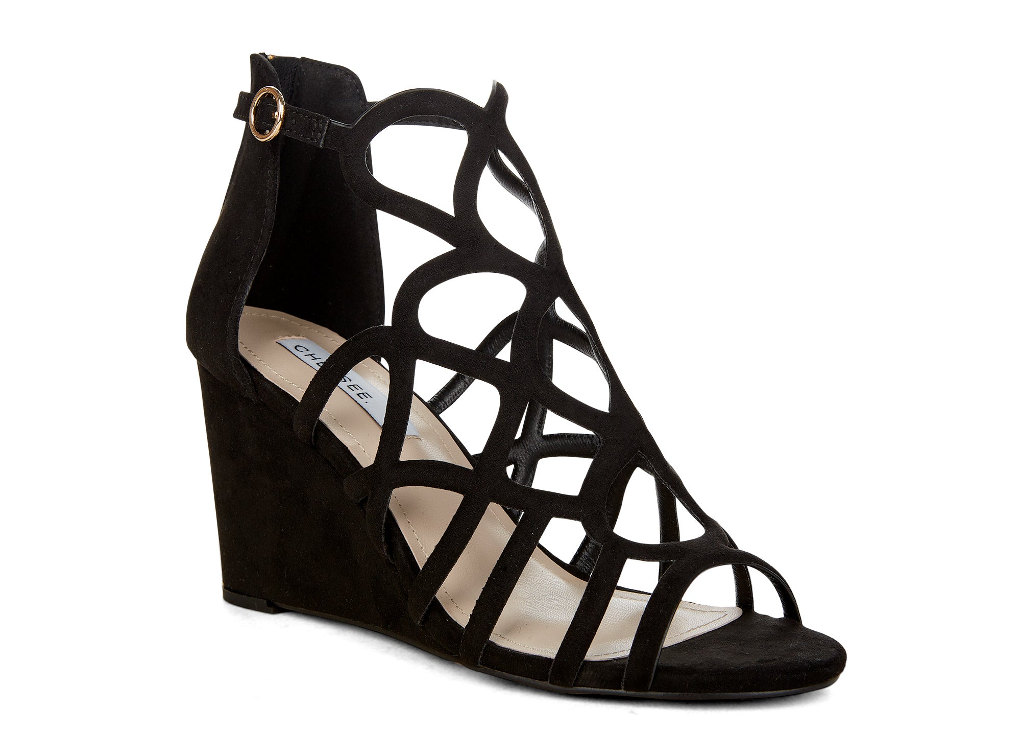 Yellow Shoes | Womens-Sandals-Dress-Med Wedge/Gladiator | Mystical | 