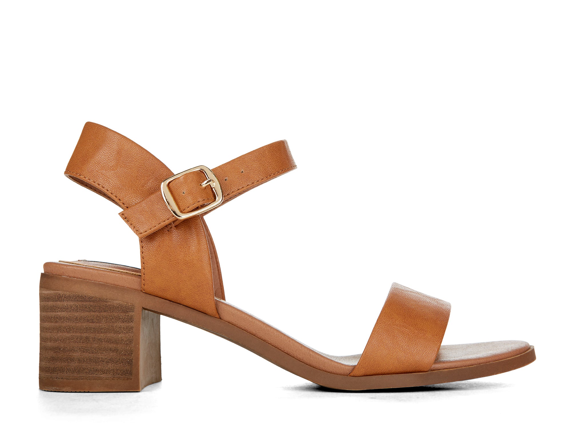 Yellow Shoes | Womens-Sandals-Casual-Med Heel/Ankle strap | becca | 