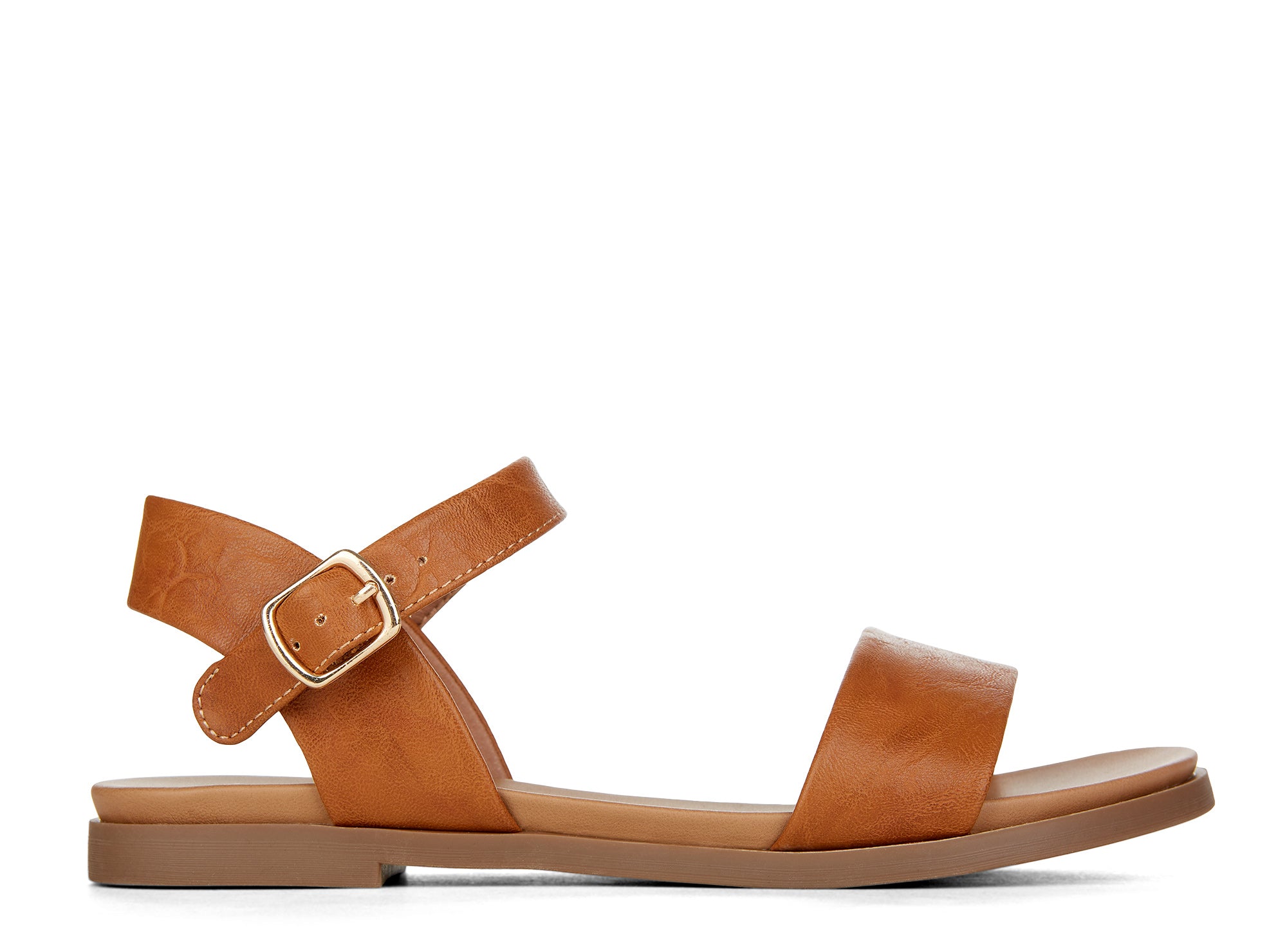Yellow Shoes | Womens-Sandals-Casual-Flat/Ankle strap | Lunar | 