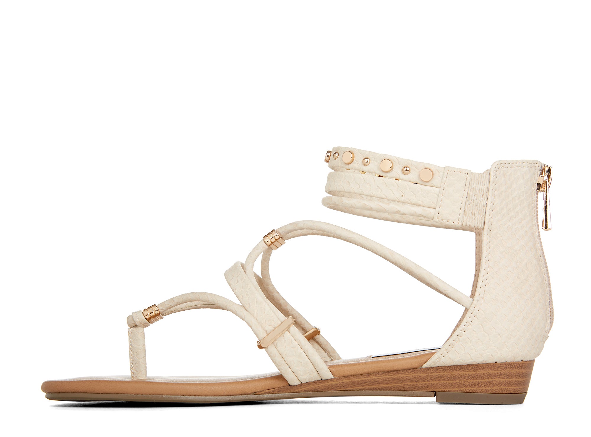 Yellow Shoes | Womens-Sandals-Casual-Low Wedge/Ankle strap | Stardust | 
