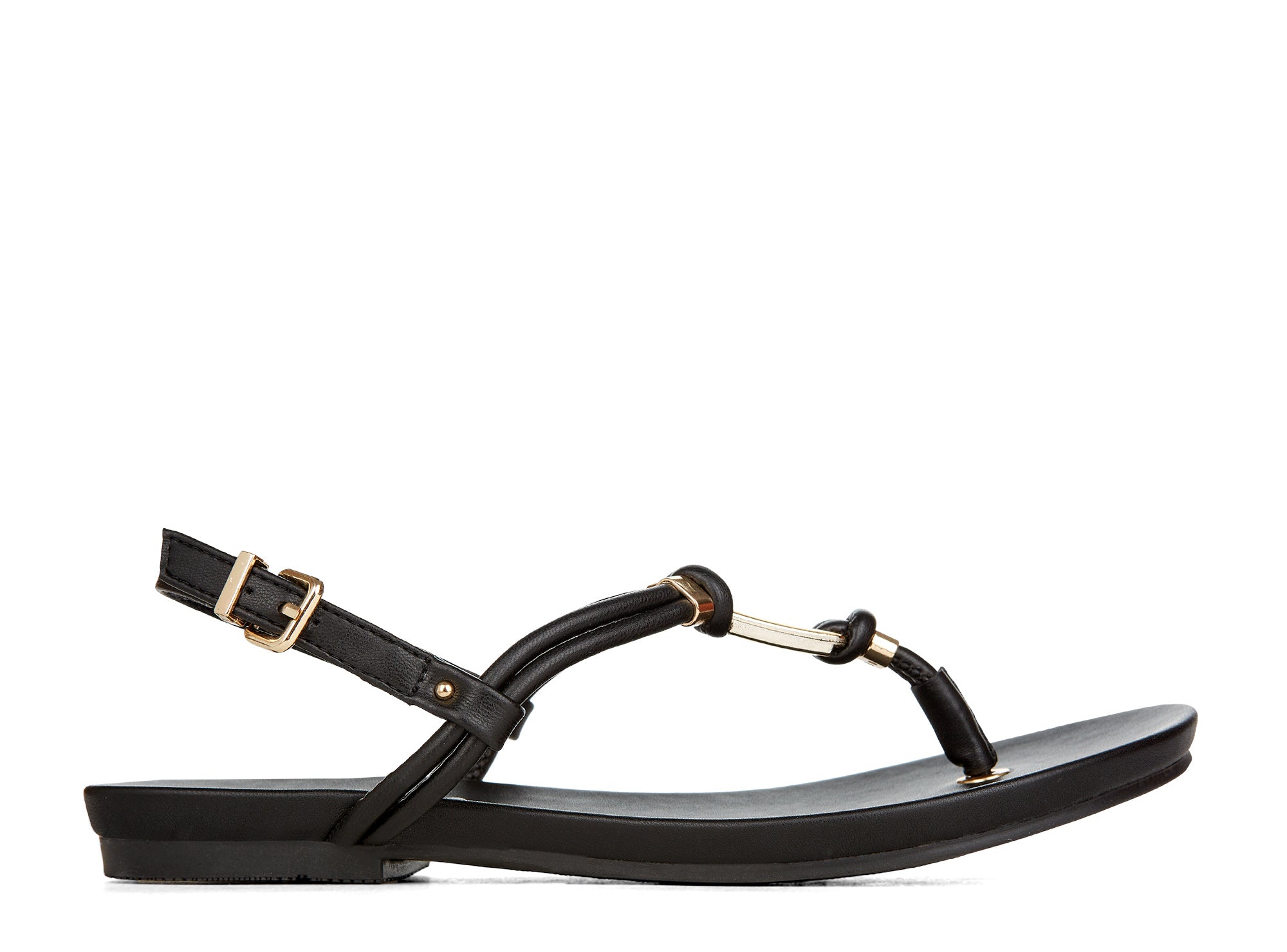 Yellow Shoes | Womens-Sandals-Casual-Flat/Ankle strap | Affection | 