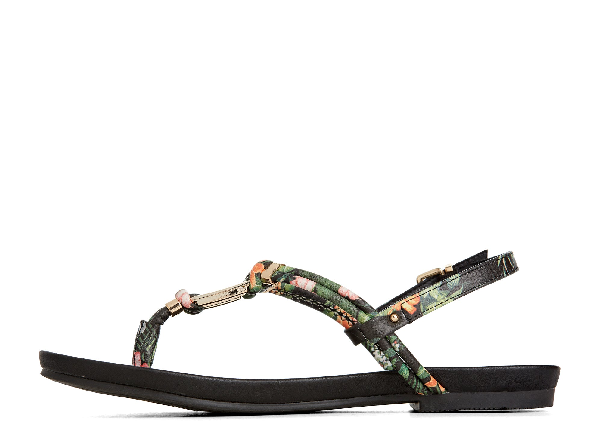 Yellow Shoes | Womens-Sandals-Casual-Flat/Ankle strap | Affection | 