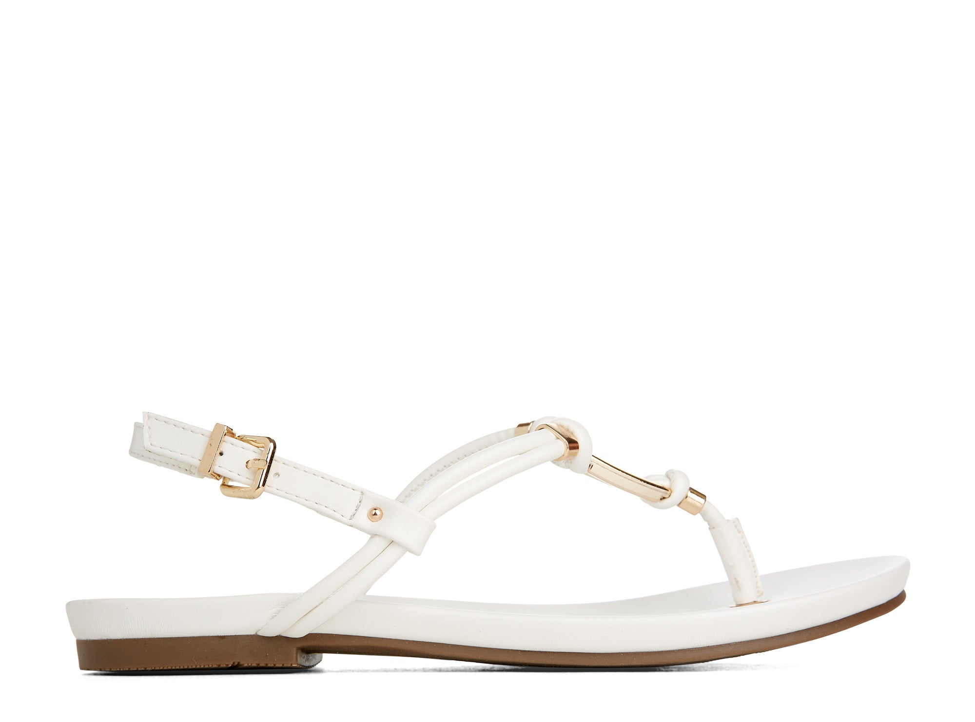 Yellow Shoes | Womens-Sandals-Casual-Flat/Ankle strap | Affection | 