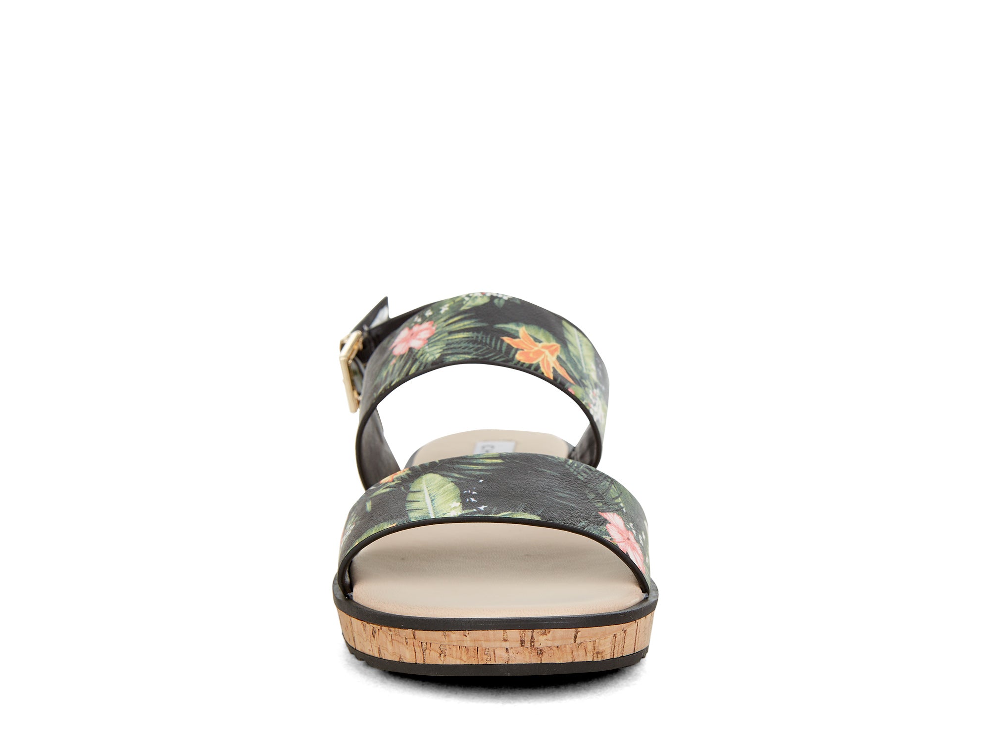 Yellow Shoes | Womens-Sandals-Casual-Low Wedge/Ankle strap | Malena | 