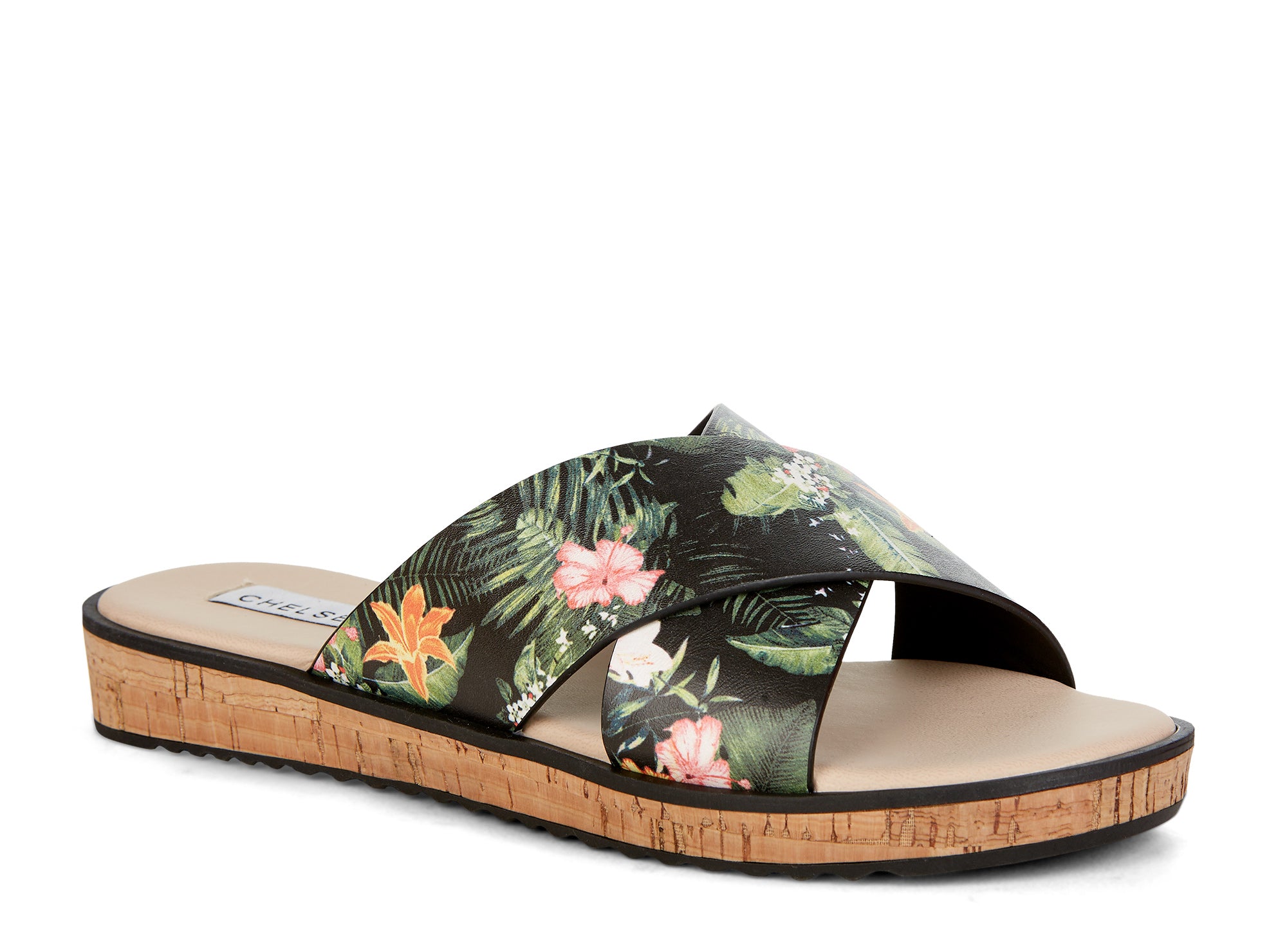 Yellow Shoes | Womens-Sandals-Casual-Flat/Slide | Cross | 