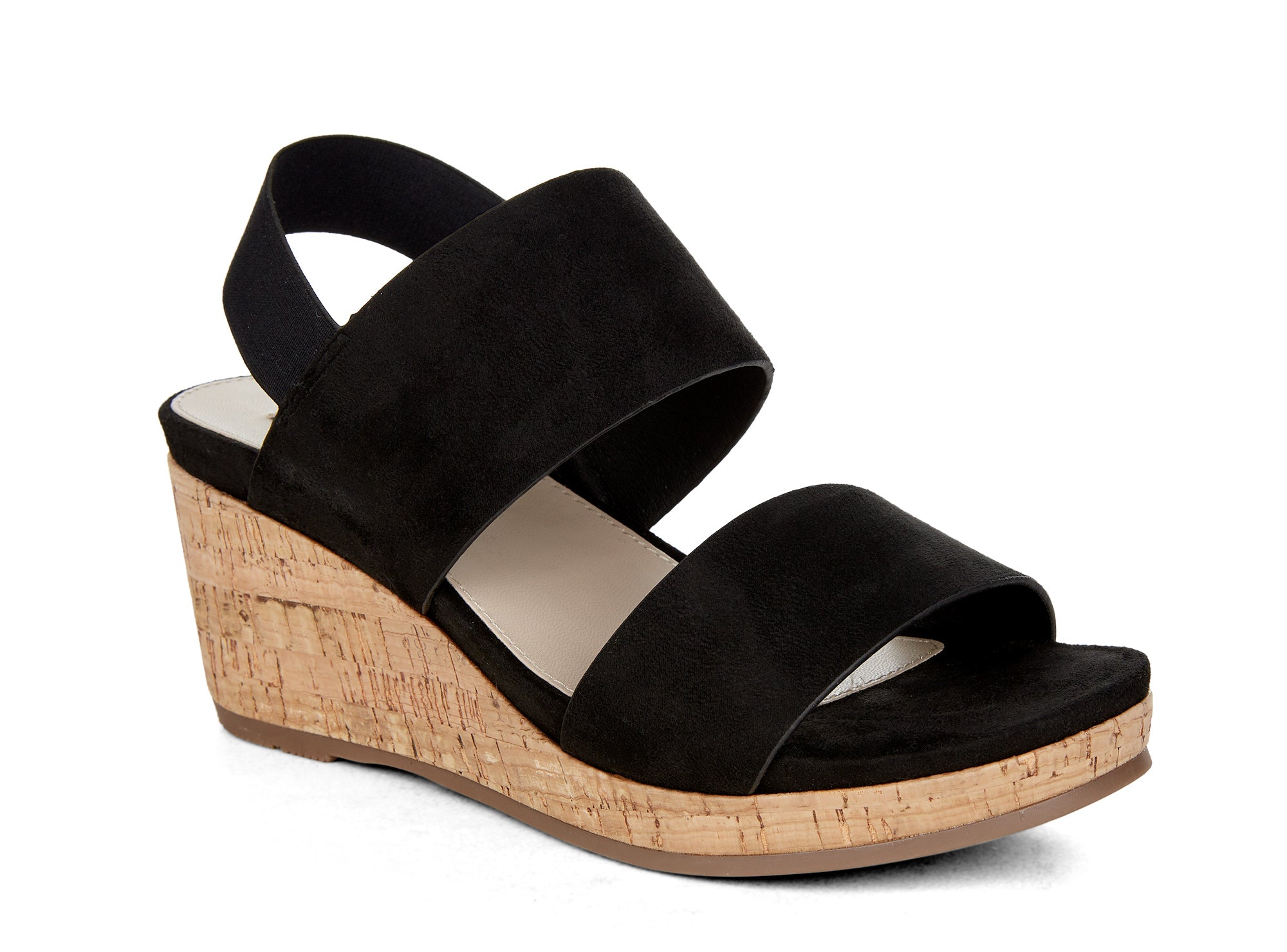 Yellow Shoes | Womens-Sandals-Casual-Med Wedge/Ankle strap | Elvy | 