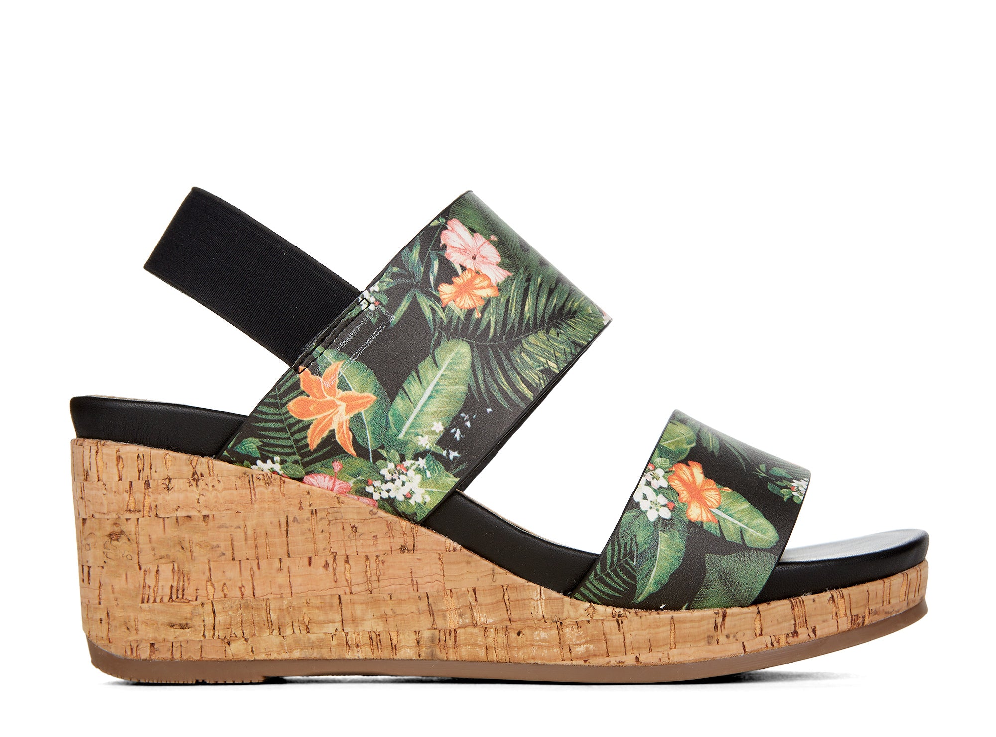Yellow Shoes | Womens-Sandals-Casual-Med Wedge/Ankle strap | Elvy | 
