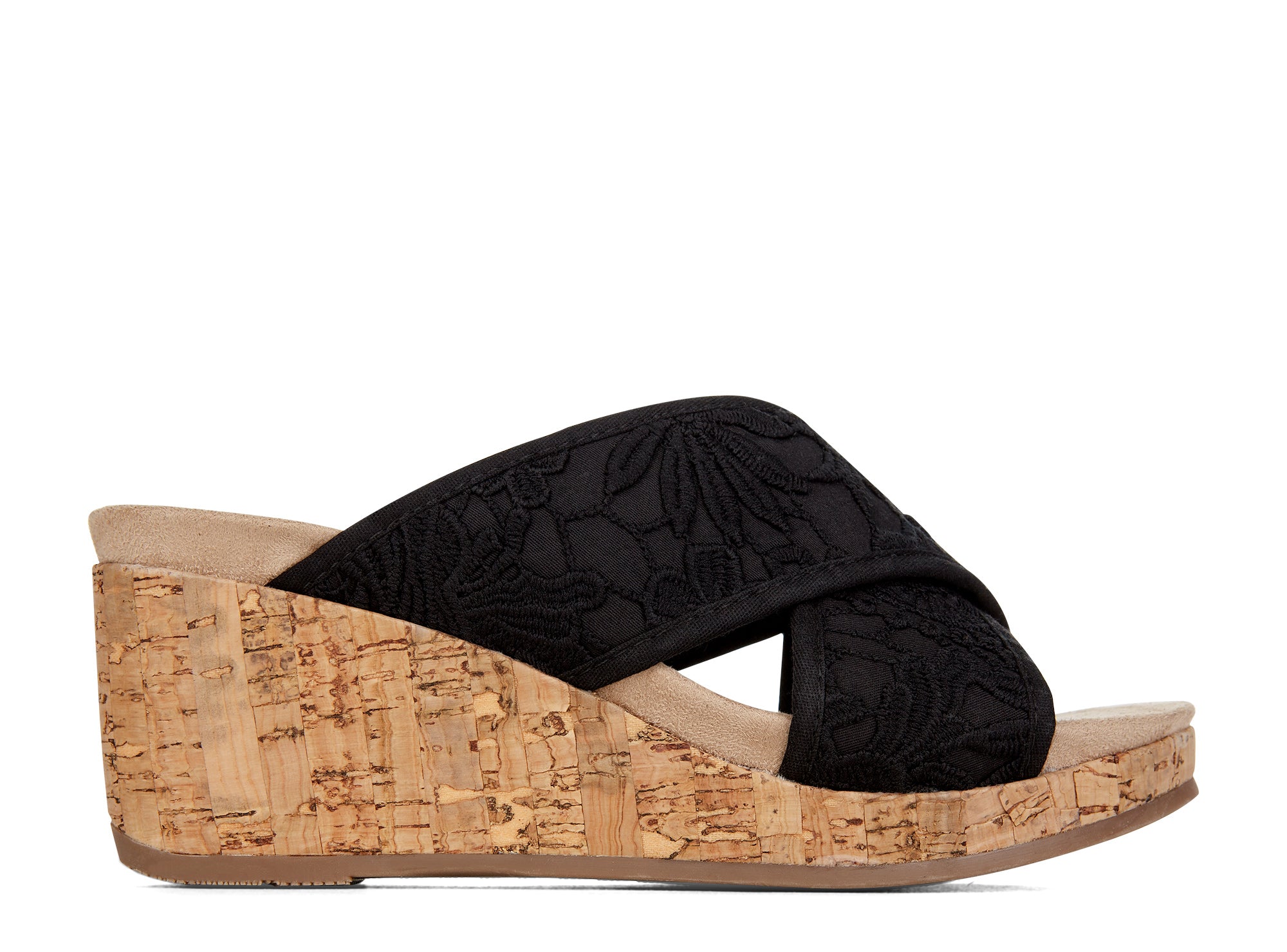 Yellow Shoes | Womens-Sandals-Casual-Med Wedge/Slide | Monolith | 