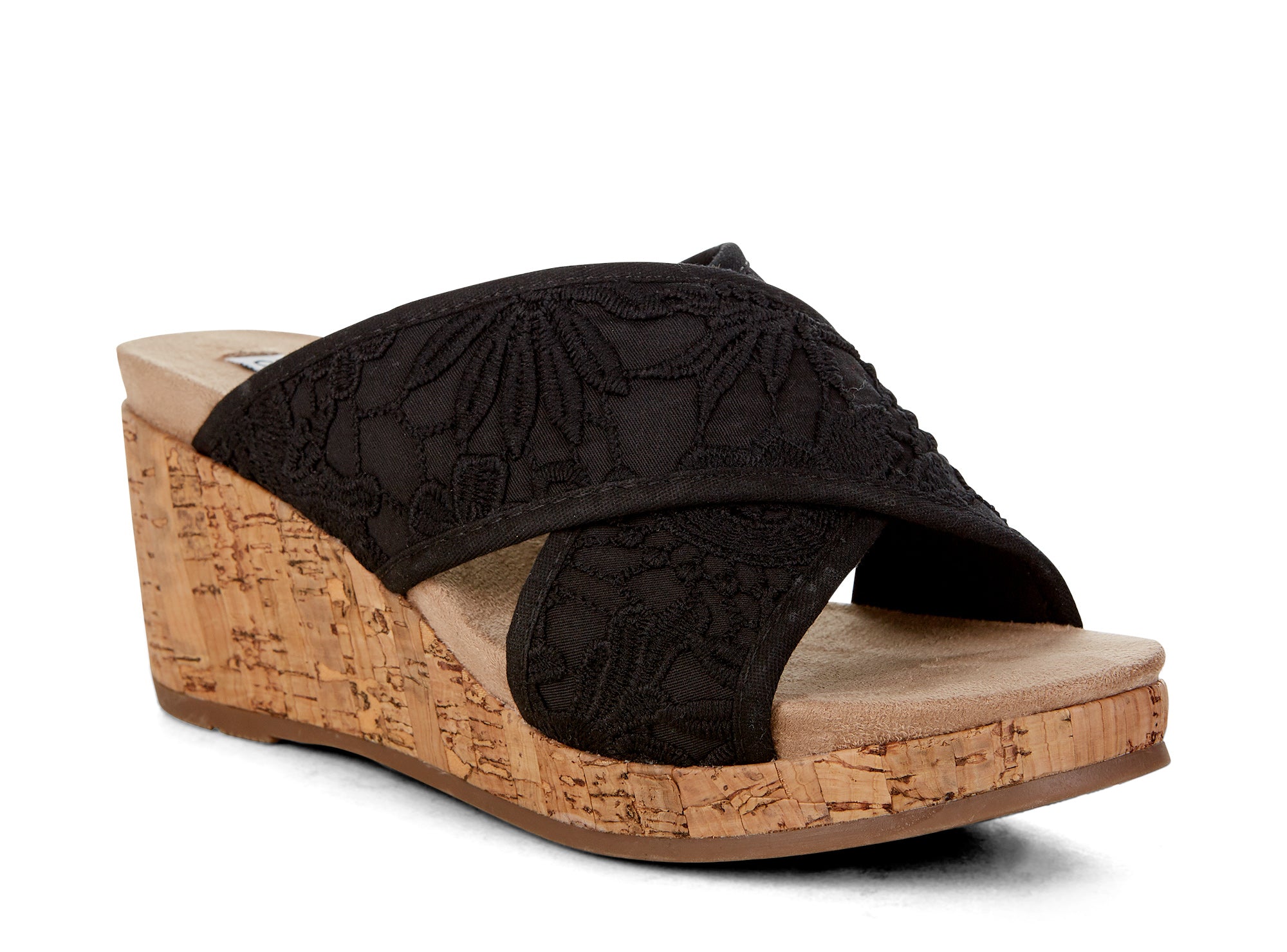 Yellow Shoes | Womens-Sandals-Casual-Med Wedge/Slide | Monolith | 