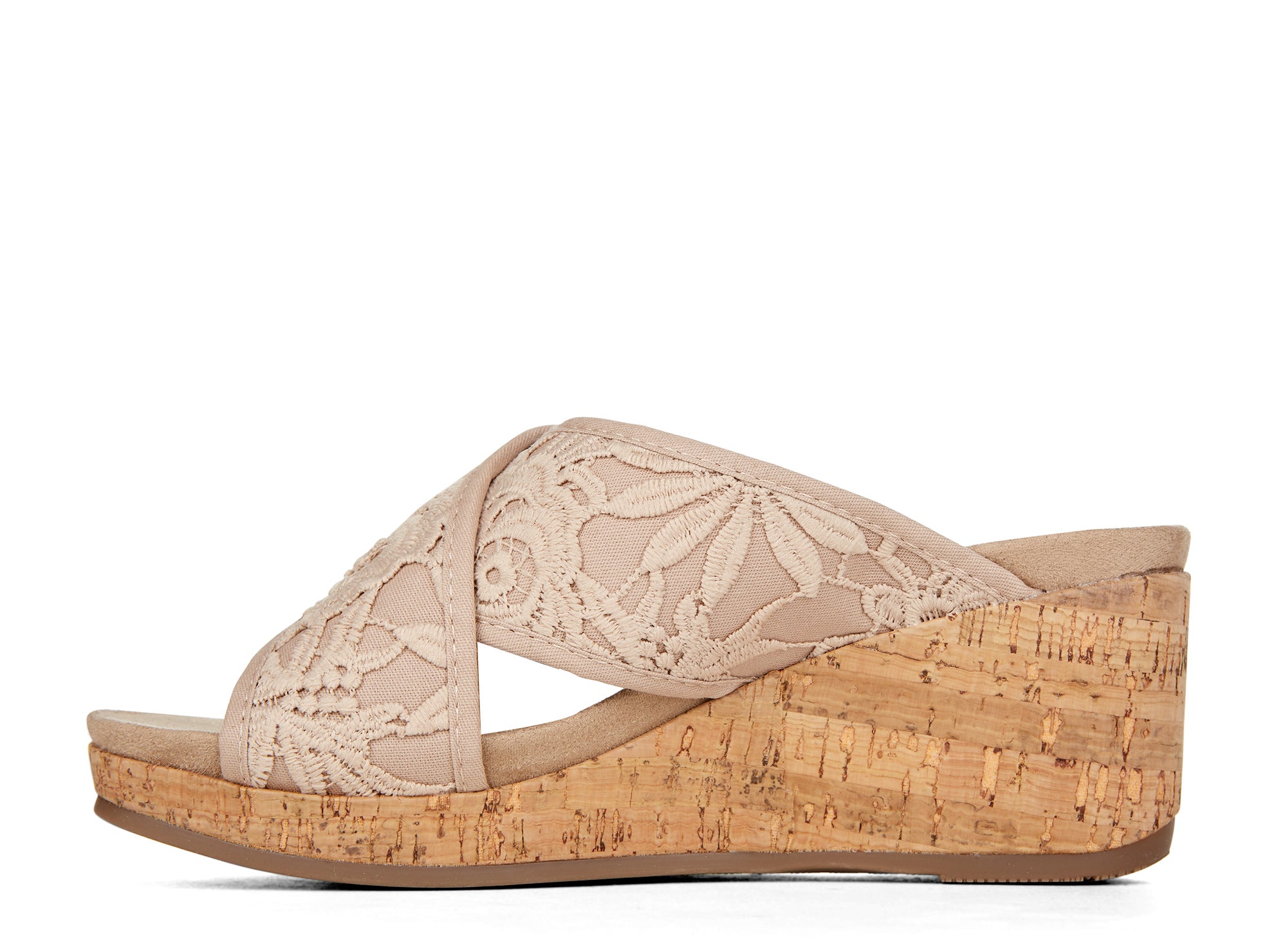 Yellow Shoes | Womens-Sandals-Casual-Med Wedge/Slide | Monolith | 