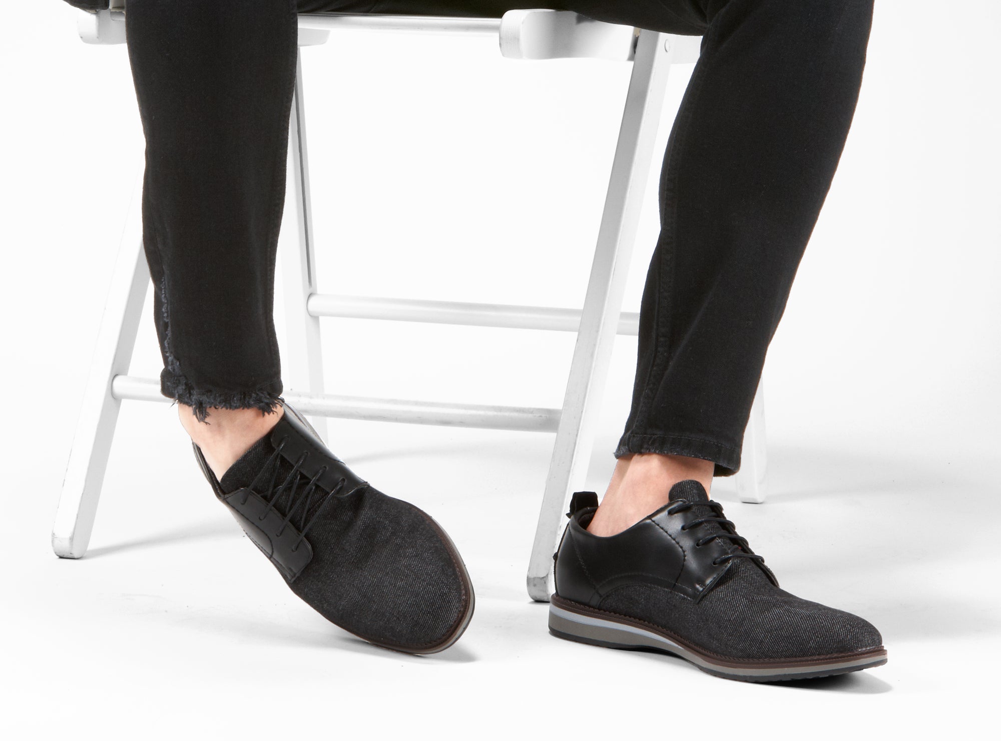 Yellow Shoes | Mens-Shoes-Semi-Dress-Laced | Sid | 