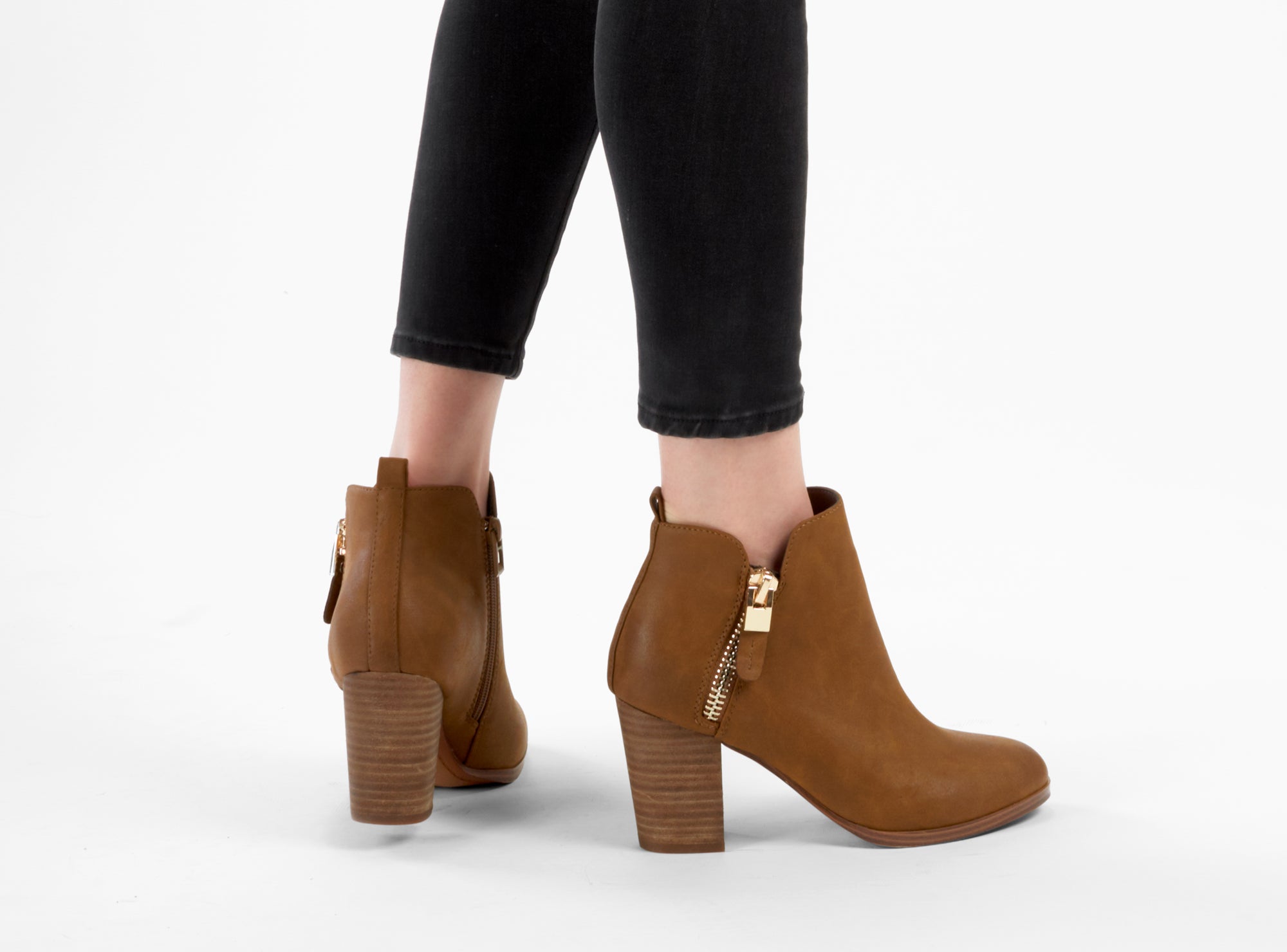 Yellow Shoes | Womens-Light Boots-Casual-Low Shaft & Med Heel | Aware | 
