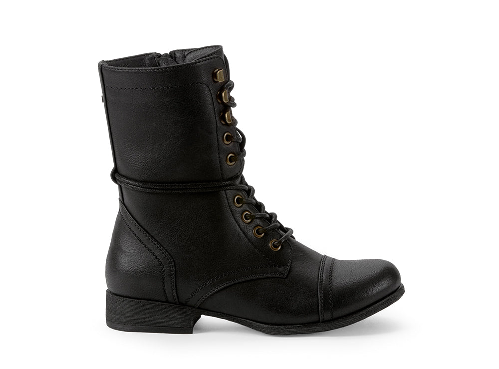 Yellow Shoes | Womens-Light Boots-Casual-Med Shaft & Low Heel | Stager | 