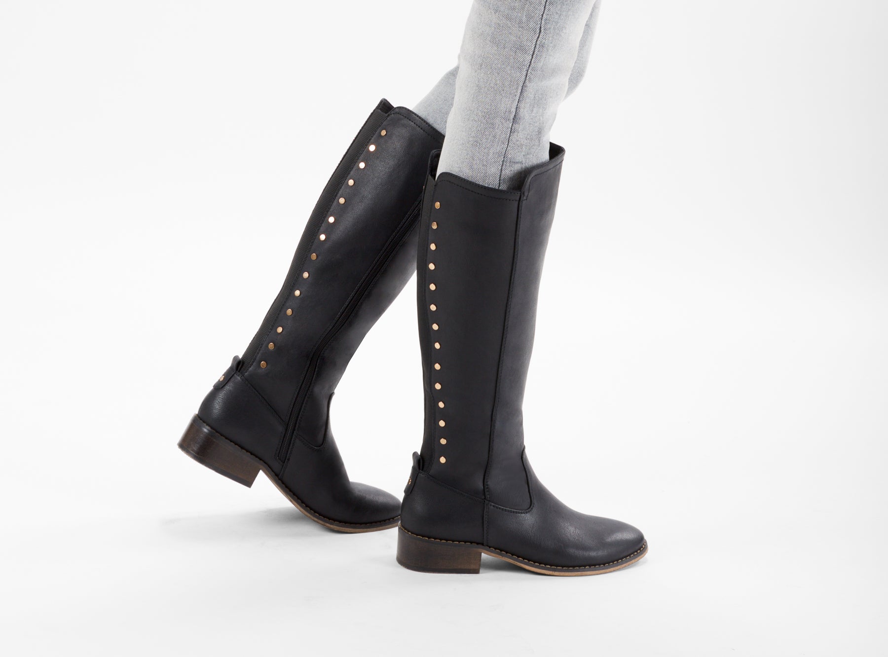 Yellow Shoes | Womens-Light Boots-Casual-High Shaft & Low Heel | Restricted | 