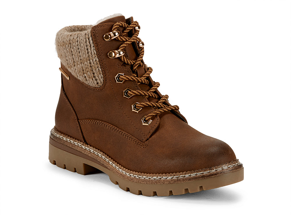 Yellow Shoes | Womens-Winter Boots-Casual-Low Shaft & Low Heel | Bison | 