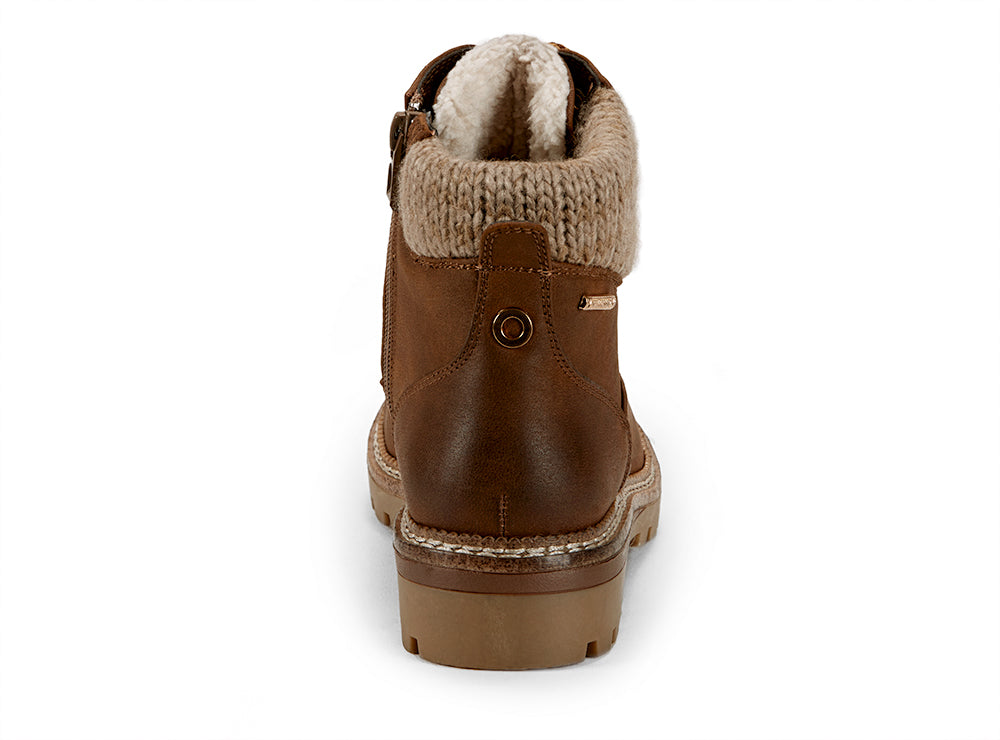 Yellow Shoes | Womens-Winter Boots-Casual-Low Shaft & Low Heel | Bison | 