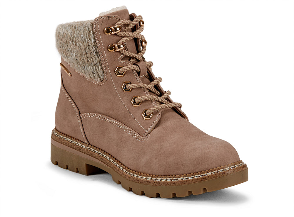 Yellow Shoes | Womens-Winter Boots-Casual-Low Shaft & Low Heel | Bison | 