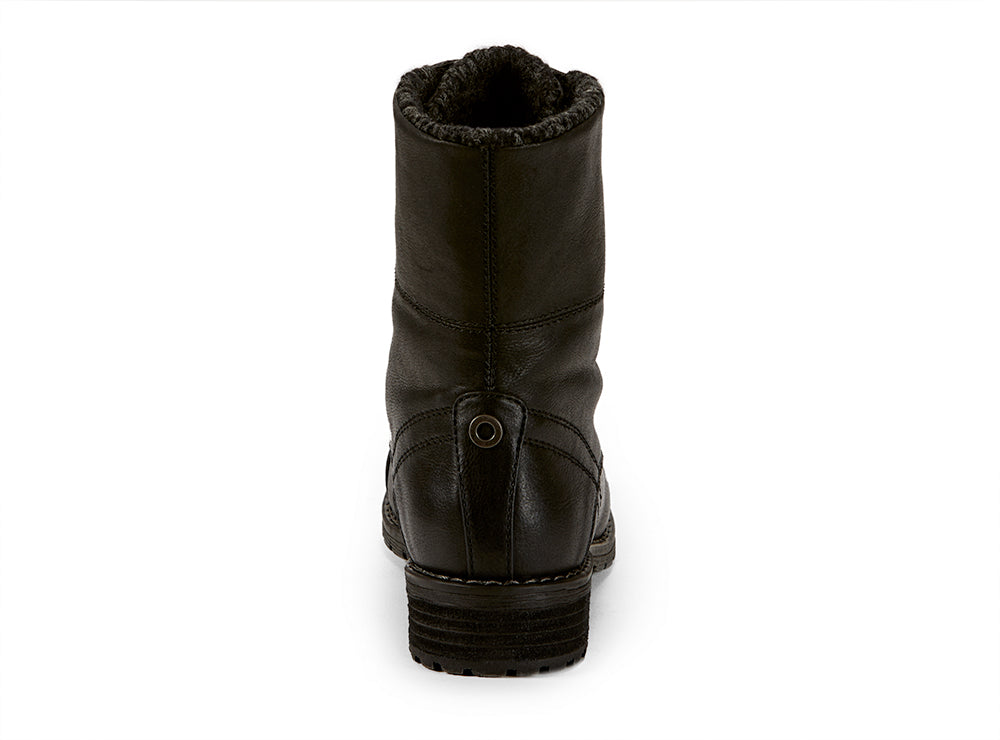 Yellow Shoes | Womens-Winter Boots-Casual-Med Shaft & Flat Heel | Clasp | 